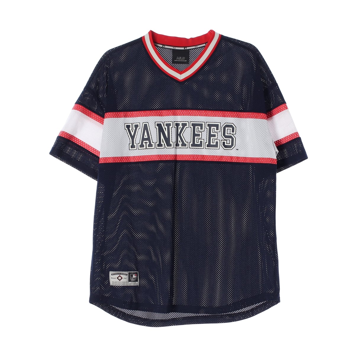 엠엘비 양키즈 레터링 메쉬 반팔 티셔츠 MLB NY 저지 상세 이미지 1