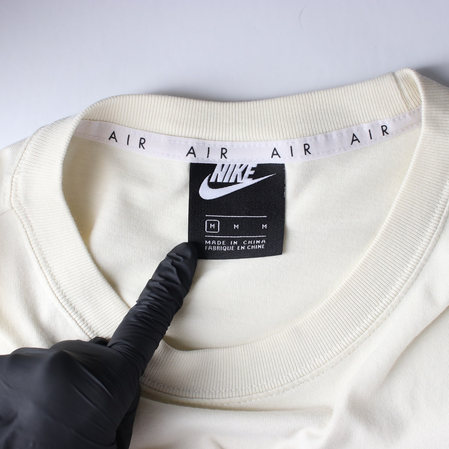 나이키 21SS 스우시 로고 AIR 레터링 면 반팔 티셔츠 이미지 3