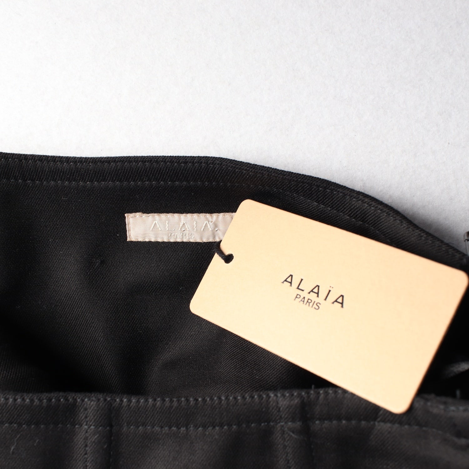 (새상품) 알라이아 ALAIA 트라페즈 코튼 더블 플레어 숏 스커트 이미지 3