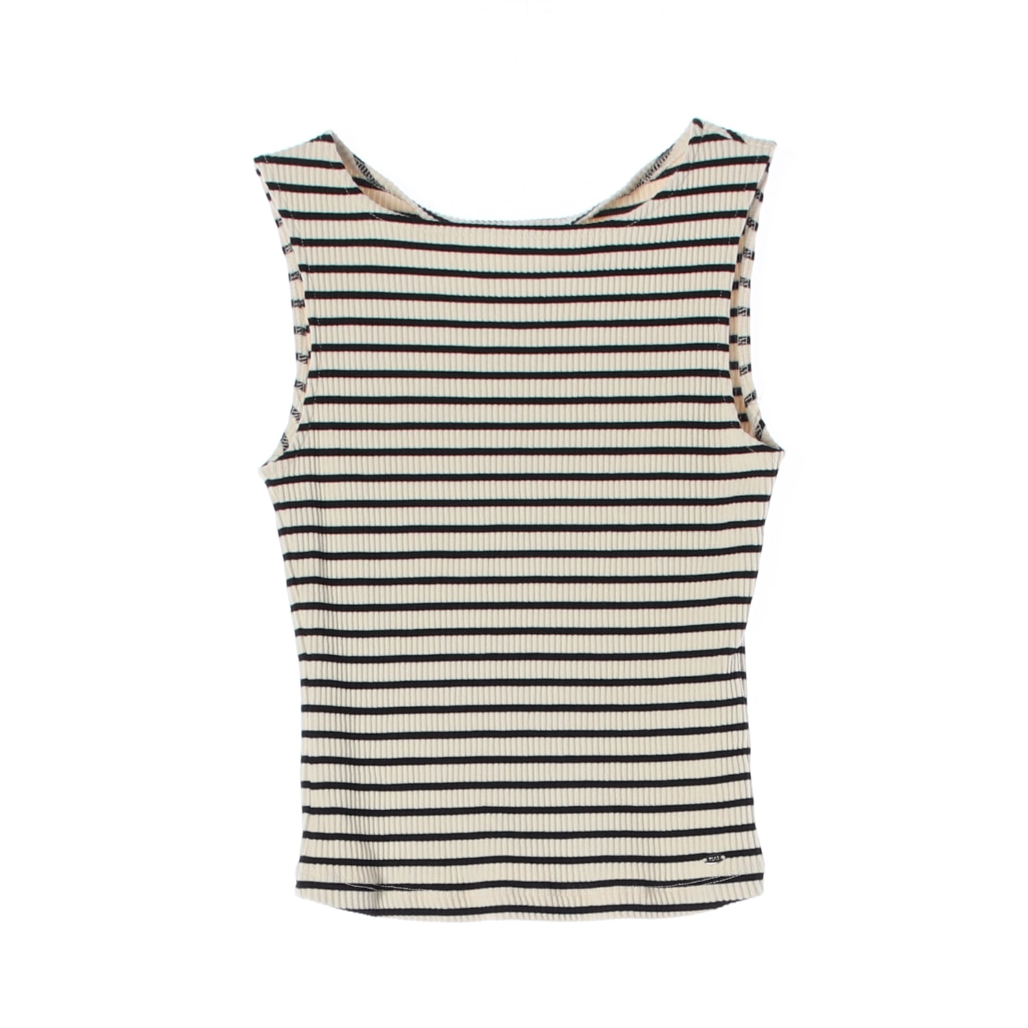 플랙 25SS 스트라이프 면 슬리브리스 이미지 1