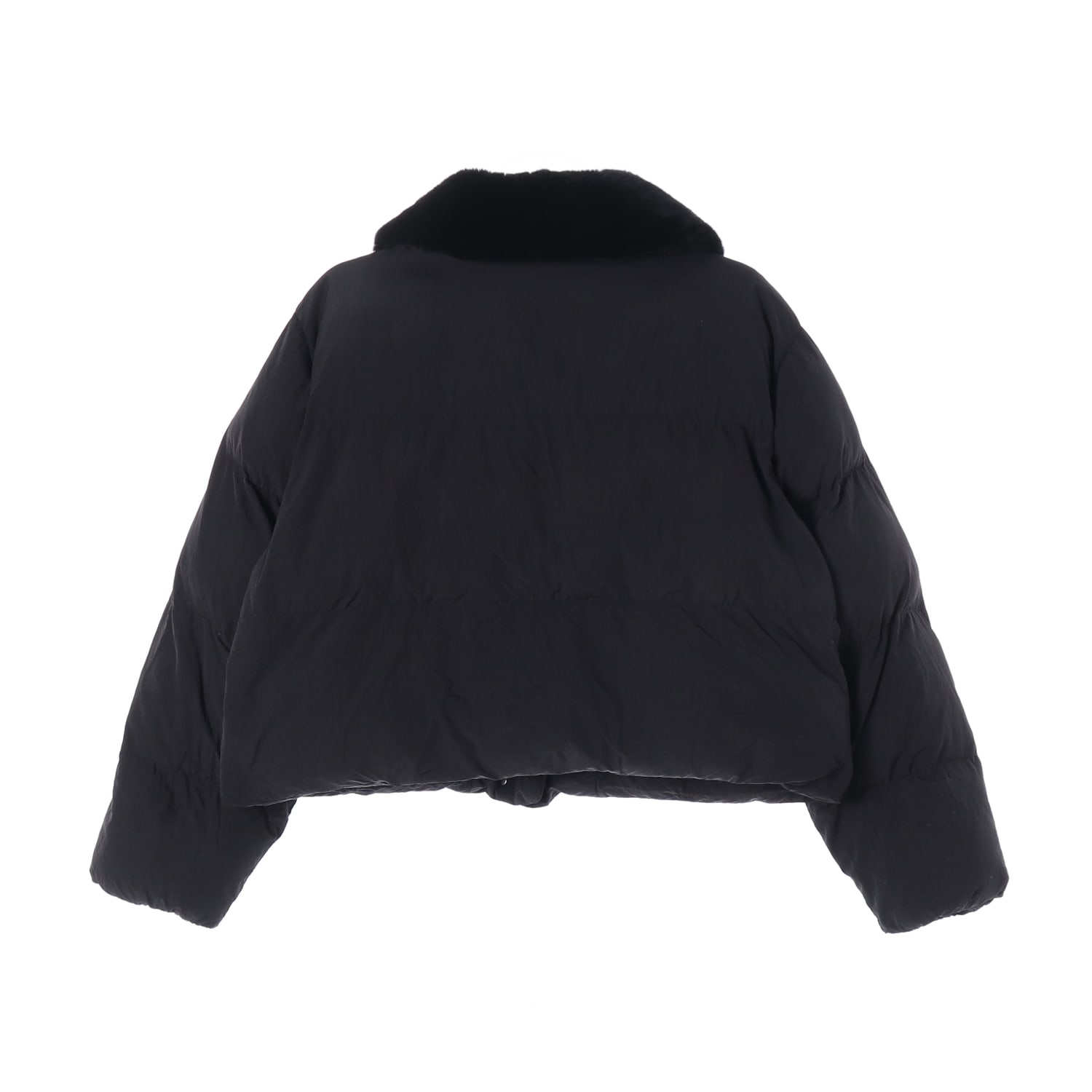 아틀리에 나인 23FW 퍼 칼라 크롭 오버핏 숏 패딩 이미지 3