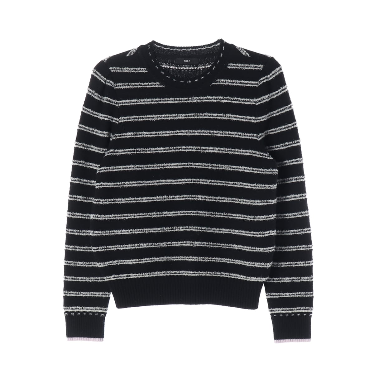 주크 22FW 스트라이프 라운드넥 니트 스웨터 상세 이미지 1