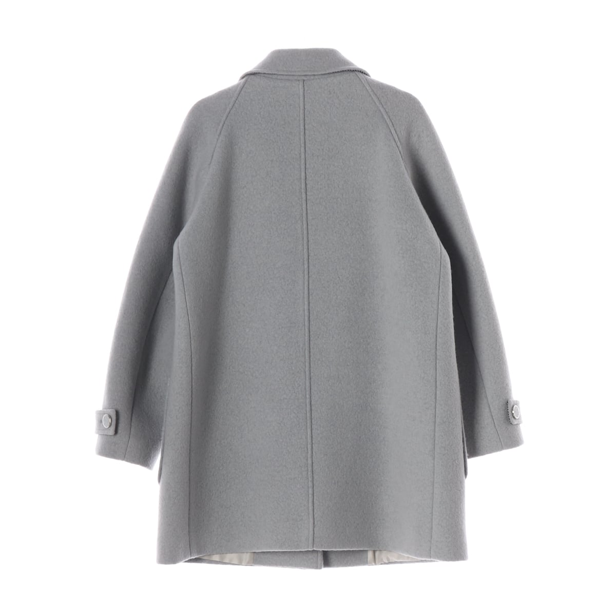 마론에디션 22FW 오버핏 울 알파카 블렌드 하프 코트 상세 이미지 2