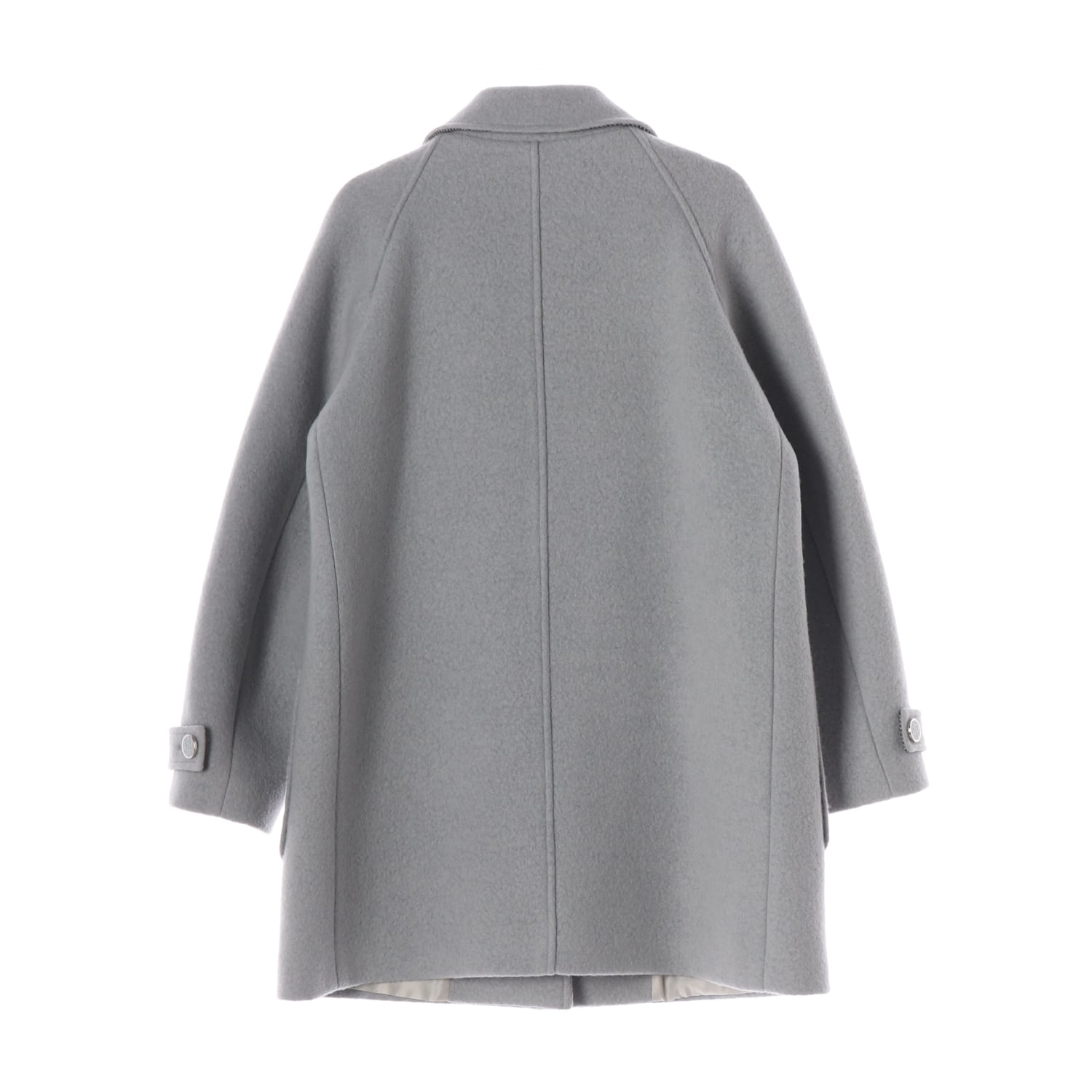 마론에디션 22FW 오버핏 울 알파카 블렌드 하프 코트 이미지 2