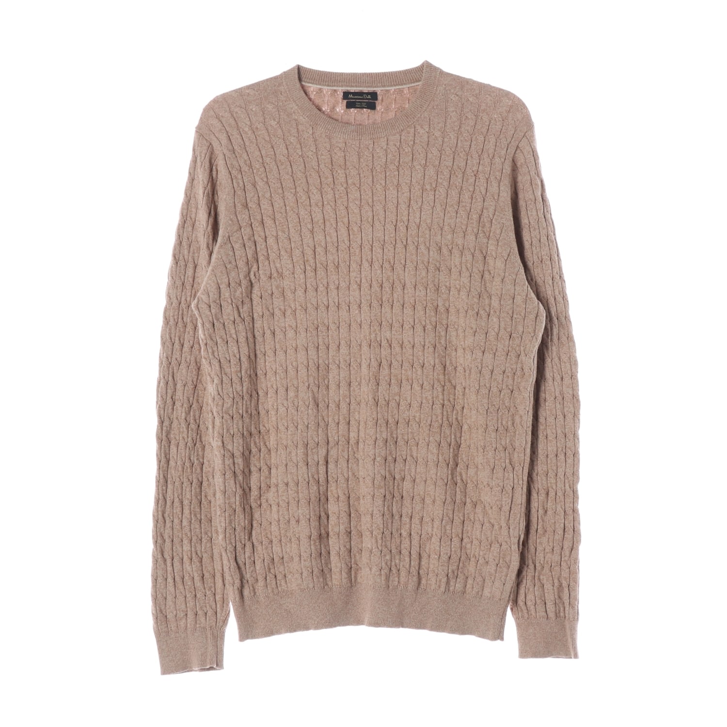 마시모두띠 (Massimo Dutti) 케이블 니트 실크 코튼 스웨터 이미지 1