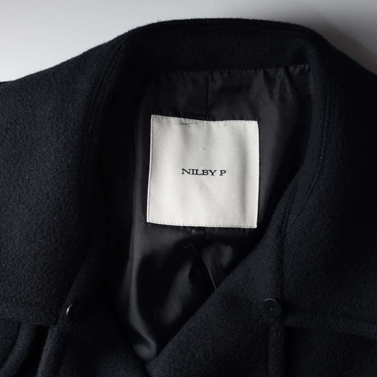 닐바이피 21FW 더블 브레스트 울 캐시미어 롱 코트 상세 이미지 3