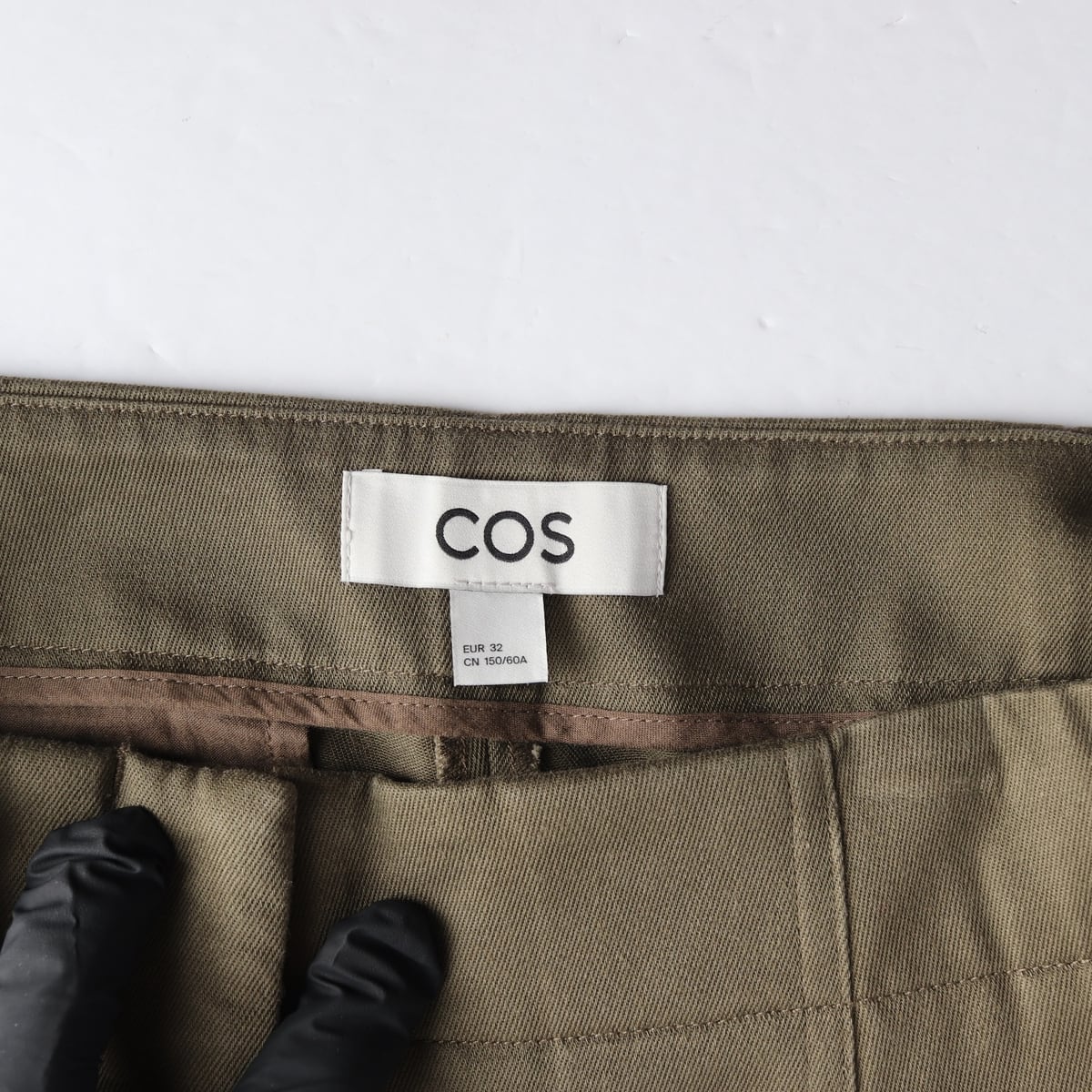 코스 COS 와이드핏 면 크롭 슬랙스 상세 이미지 3