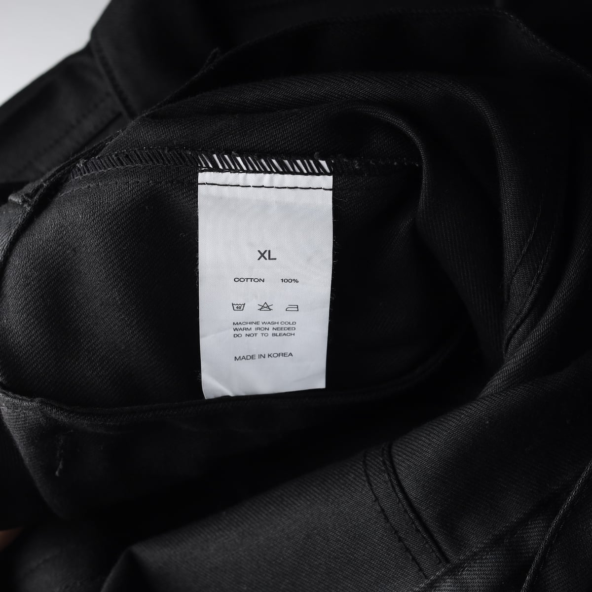 브랜디드 오버핏 면 포켓 디테일 재킷 상세 이미지 4