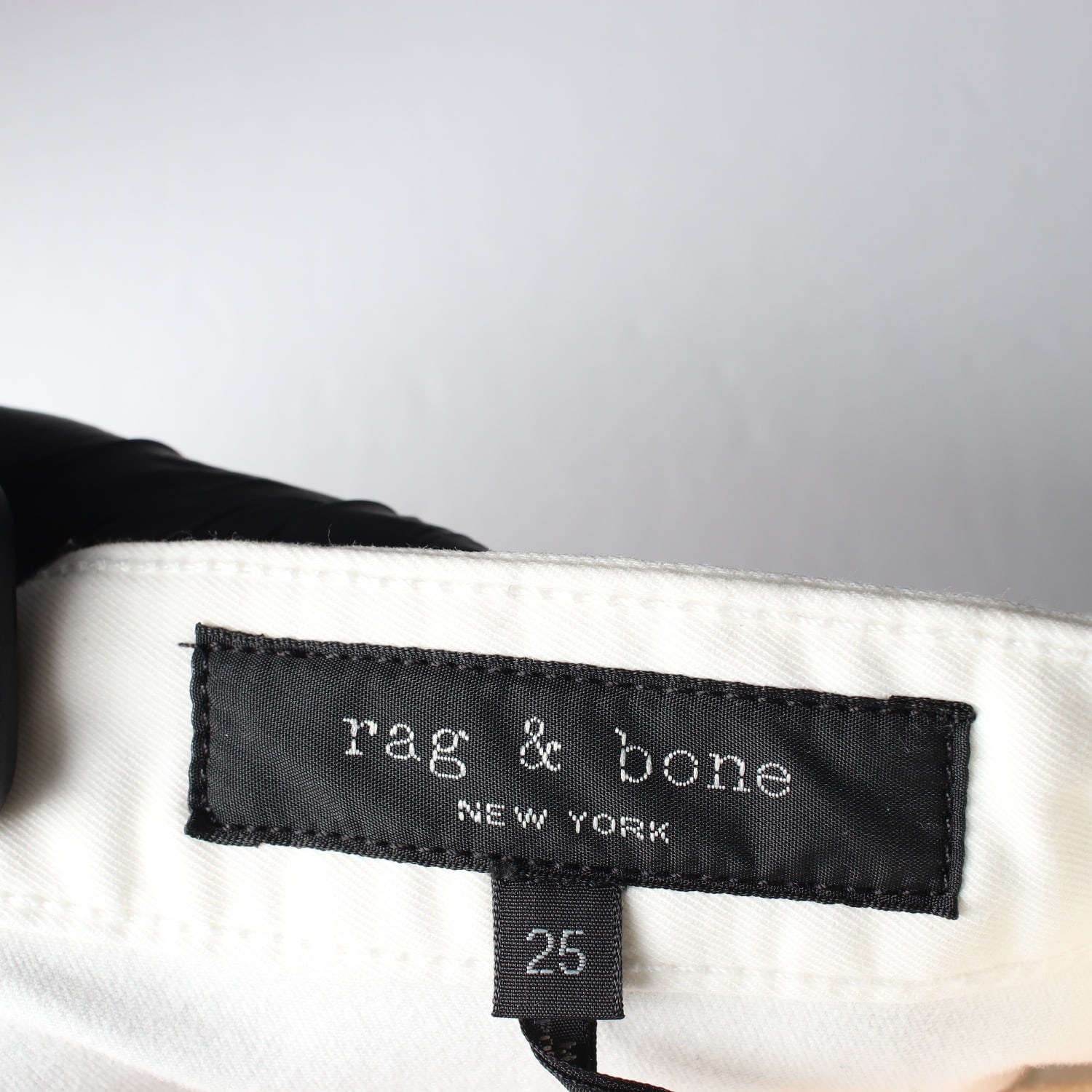 랙앤본 rag & bone 화이트 진 데님 팬츠 이미지 3
