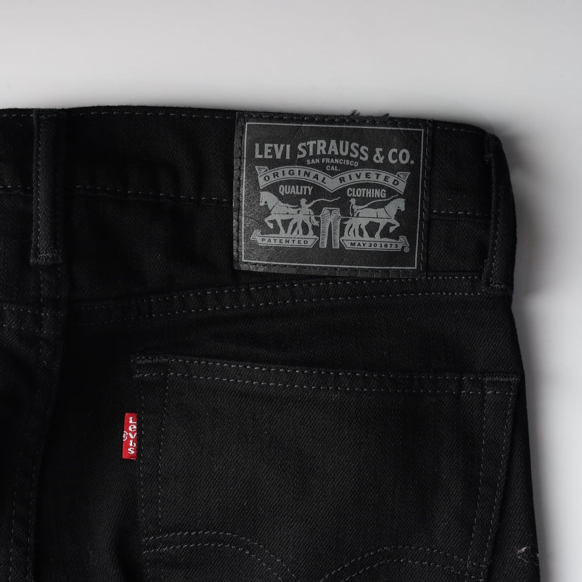 리바이스 Levi's 슬림핏 데님팬츠 블랙탭 블랙진 상세 이미지 3