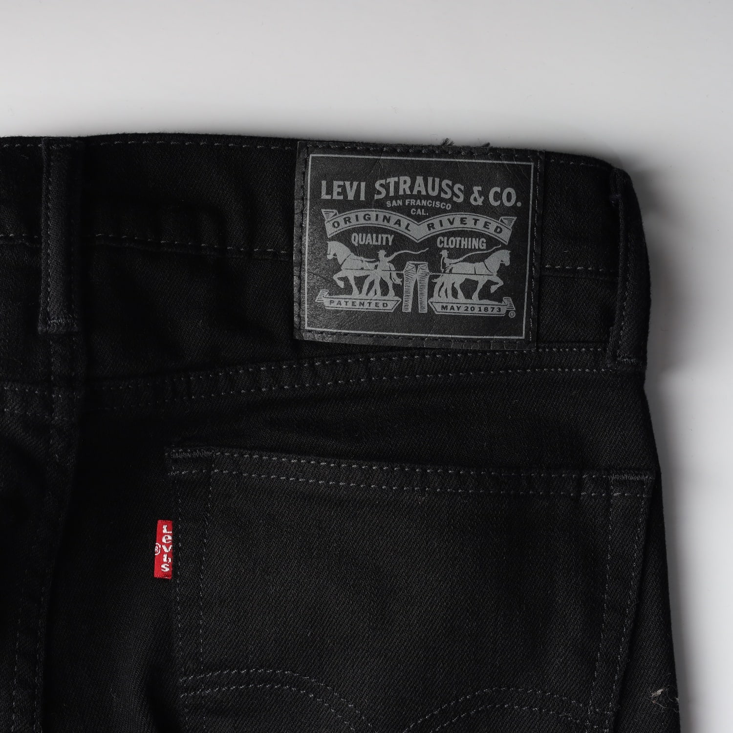 리바이스 Levi's 슬림핏 데님팬츠 블랙탭 블랙진 이미지 3