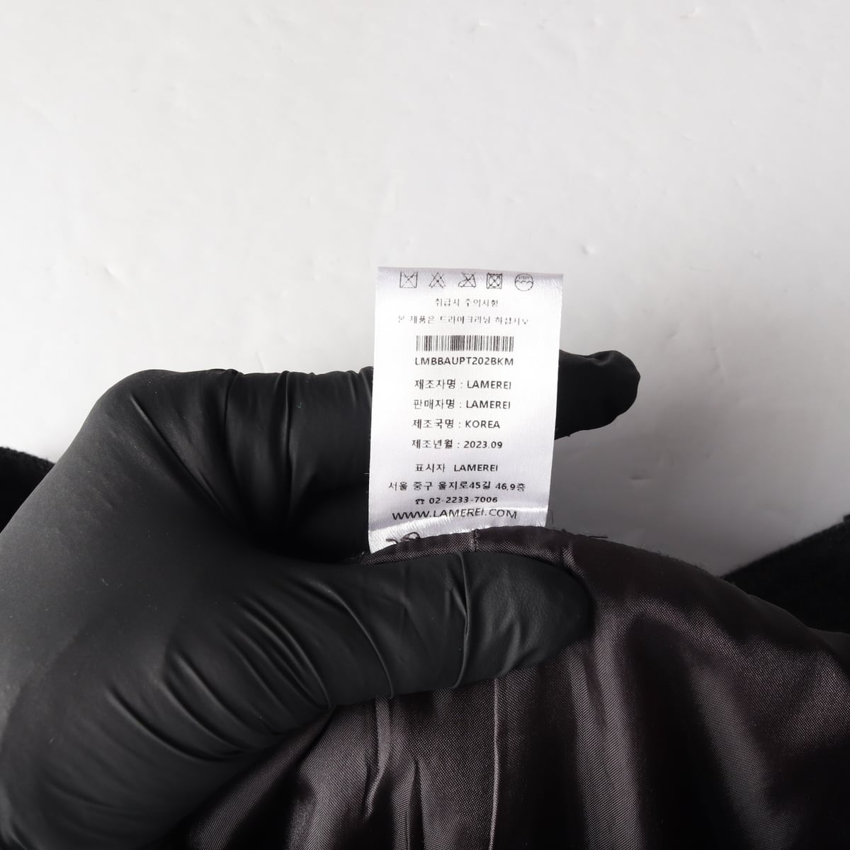 라메레이 23FW 투턱 와이드핏 슬랙스 팬츠 상세 이미지 4