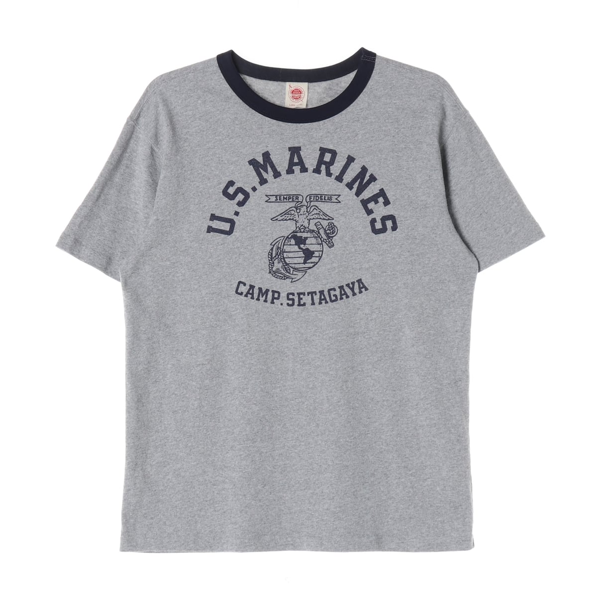 브론슨 26SS 1970s US Marine 반팔 티셔츠 그레이 상세 이미지 1