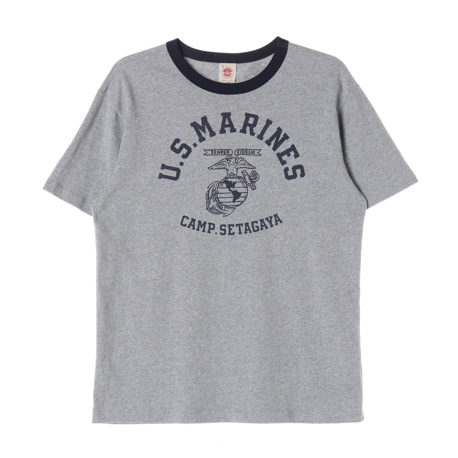 브론슨 26SS 1970s US Marine 반팔 티셔츠 그레이 이미지 1