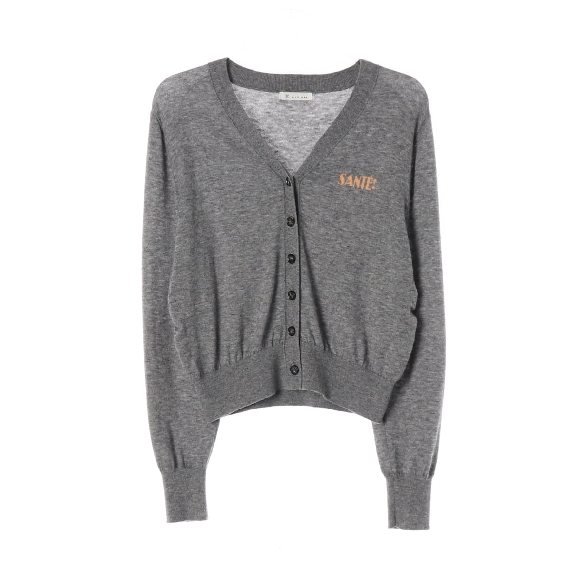 잇미샤 24FW SANTE 울 가디건 그레이 상세 이미지 1
