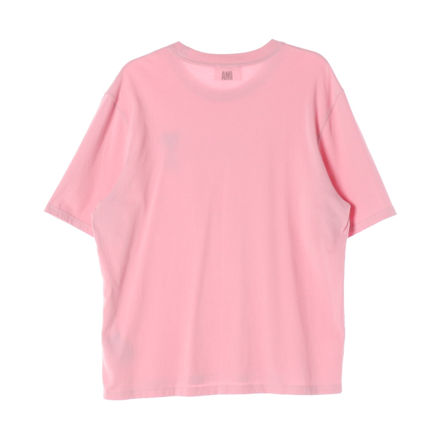 아미 ami 22SS 하트 로고 반팔 티셔츠 라이트핑크 이미지 2