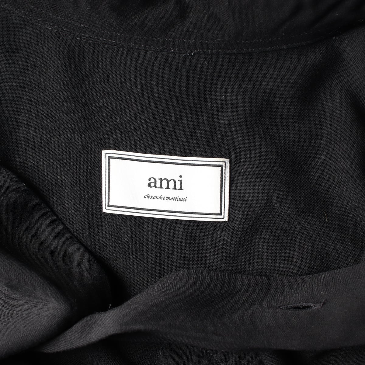 아미 ami 포켓 버튼업 셔츠 블랙 상세 이미지 3