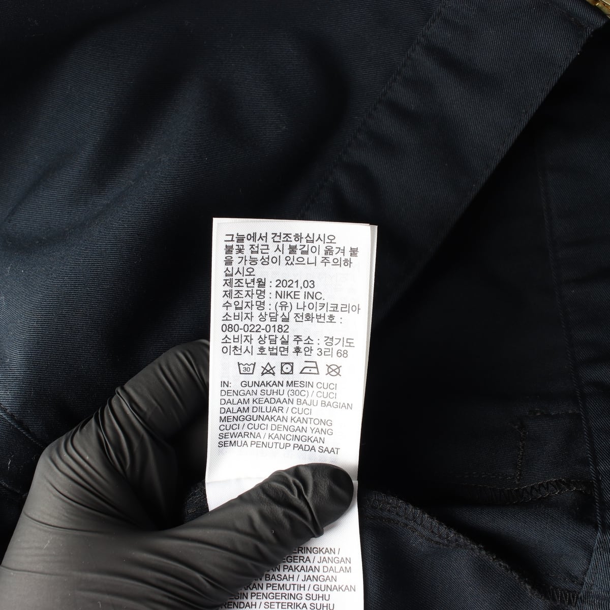 나이키 조던 21SS 루즈핏 컬러블록 로고 패치 반팔 점퍼 재킷 상세 이미지 5