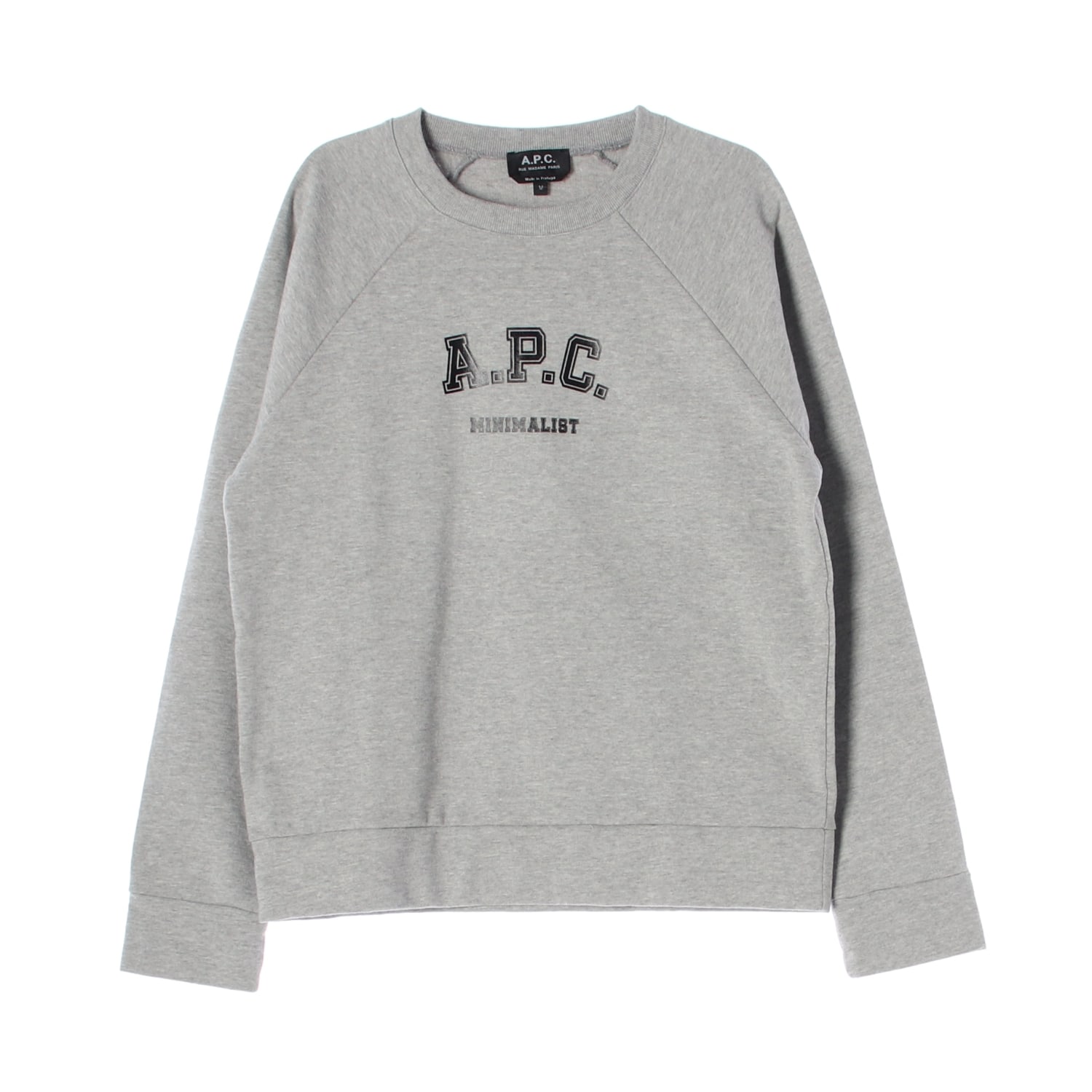 아페쎄 APC 21FW 로고 프린트 래글런 맨투맨 스웨트셔츠 이미지 1