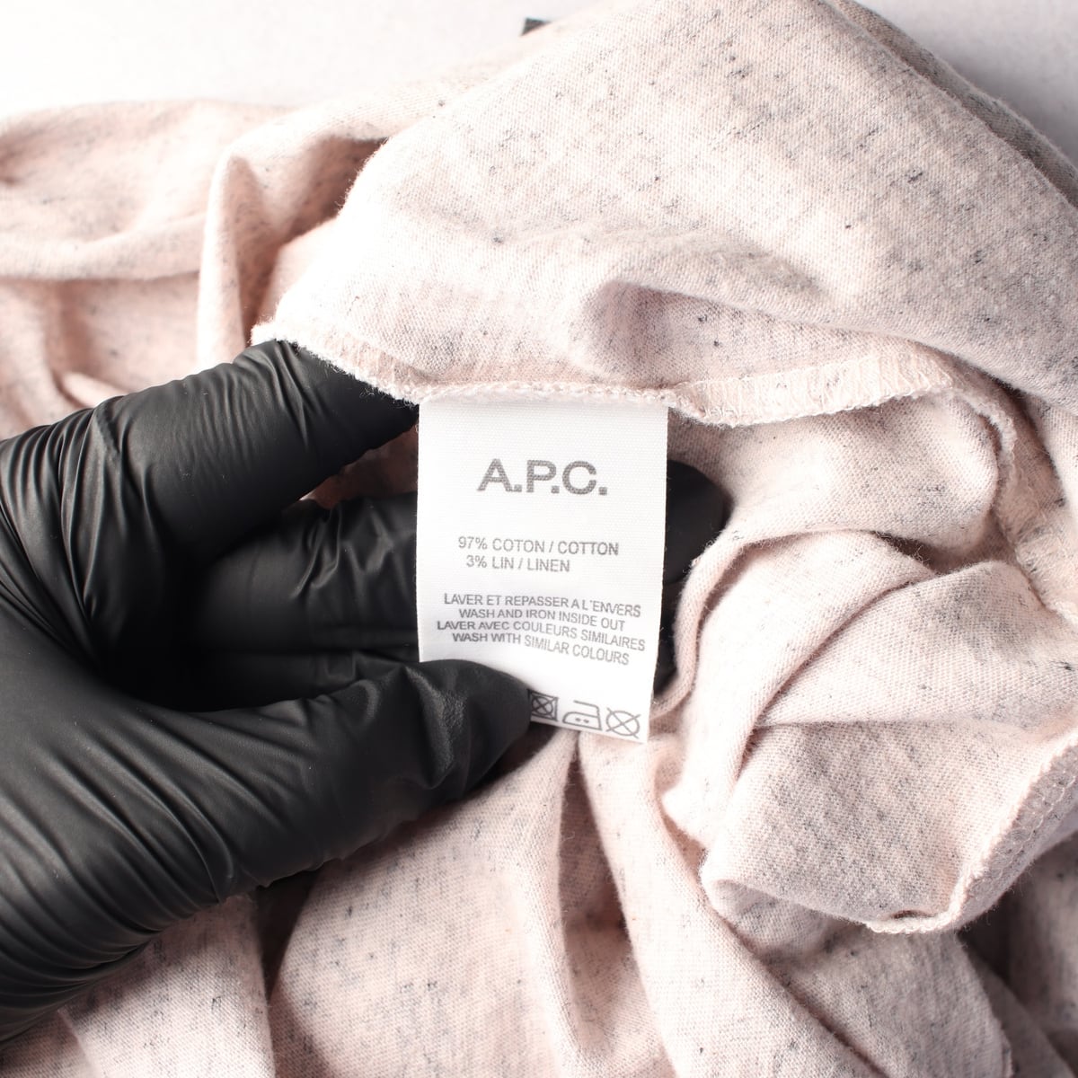 아페쎄 APC 린넨 썸머 반팔 티셔츠 상세 이미지 4
