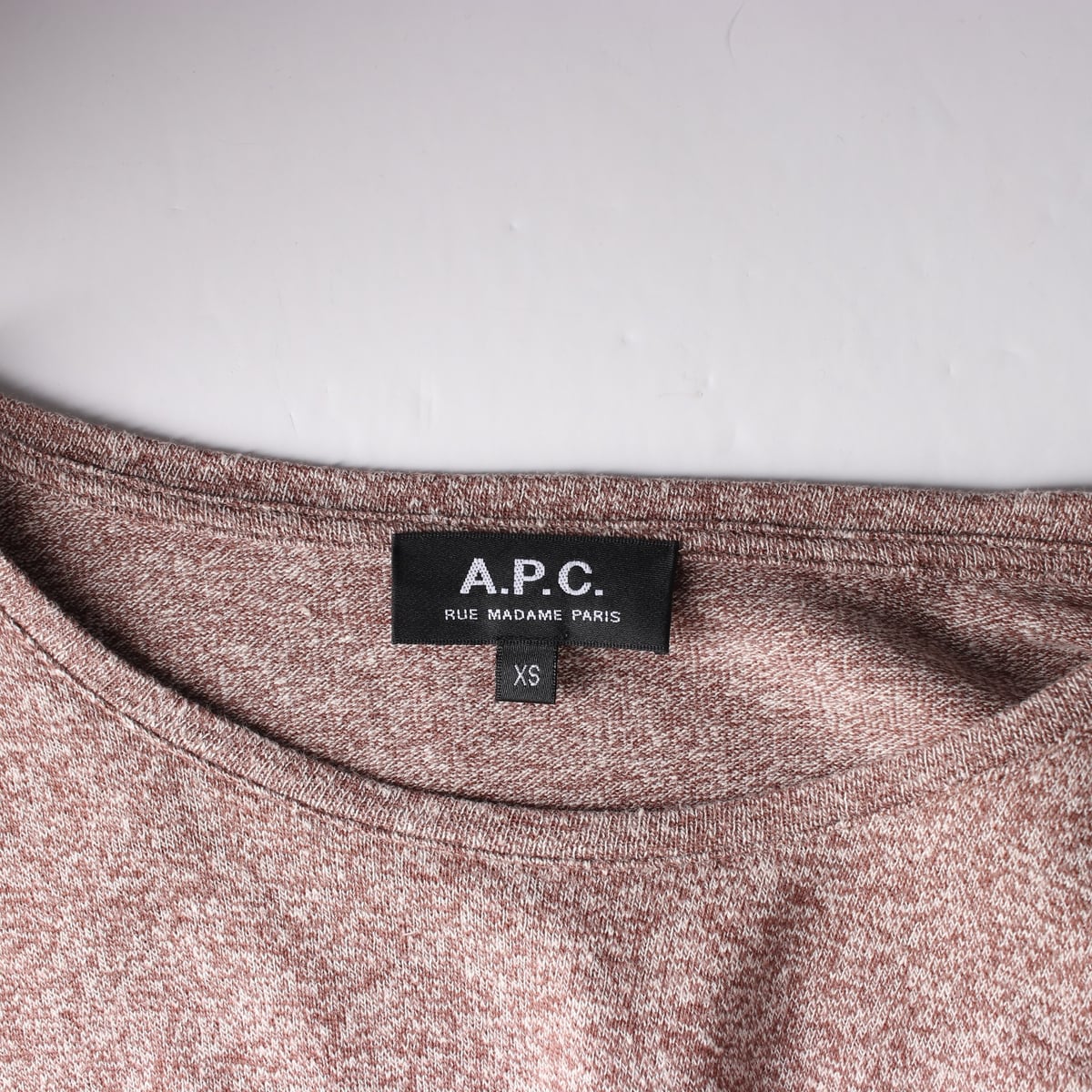 아페쎄 APC 코튼 린넨 니트 스웨터 멜란지베이지  상세 이미지 3