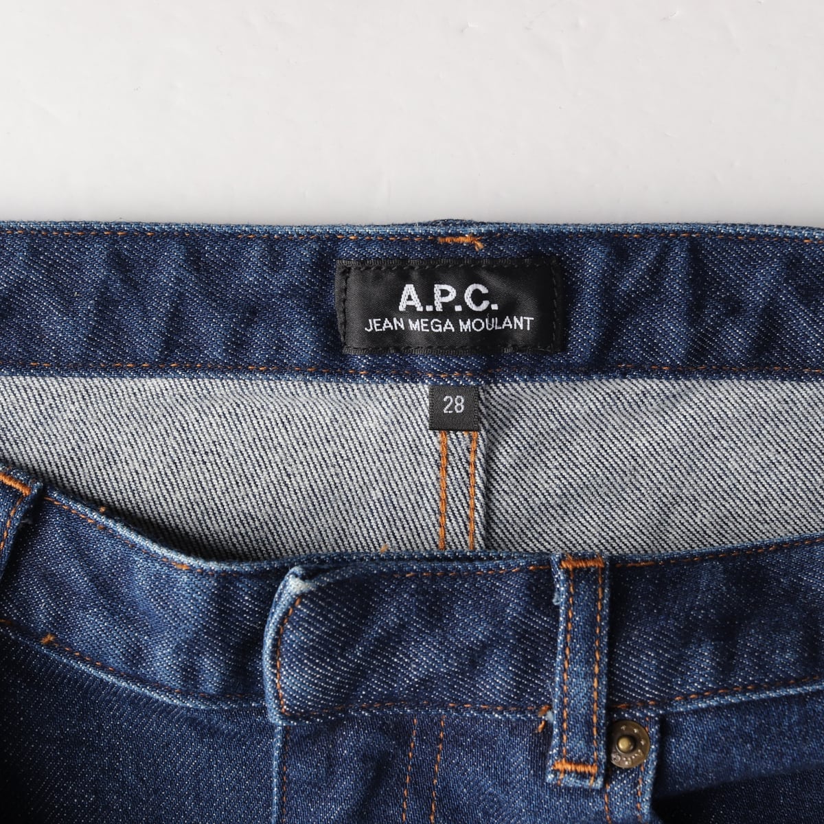 아페쎄 APC 밑단 지퍼 데님팬츠 스키니 진 상세 이미지 3