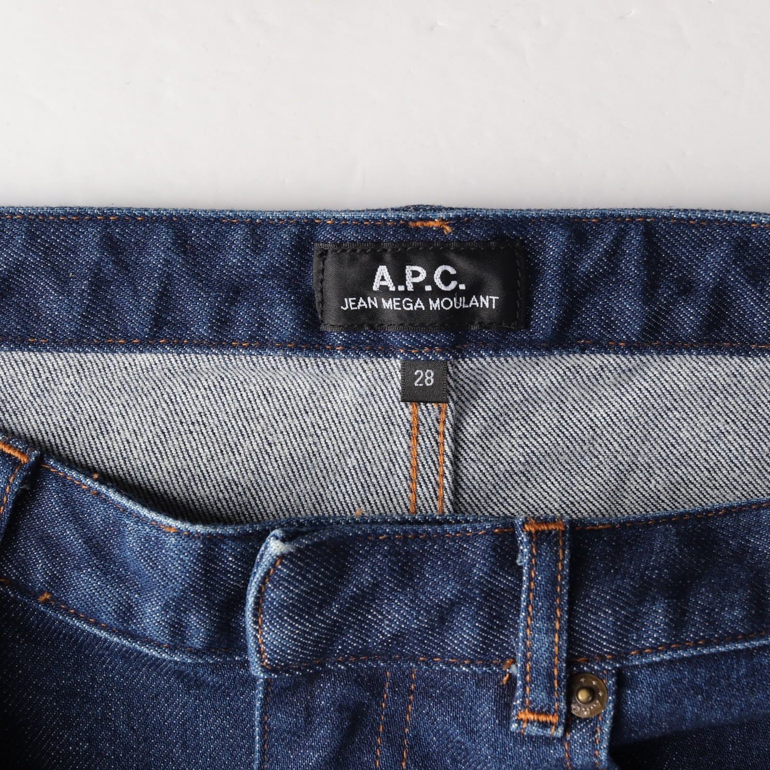 아페쎄 APC 밑단 지퍼 데님팬츠 스키니 진 이미지 3
