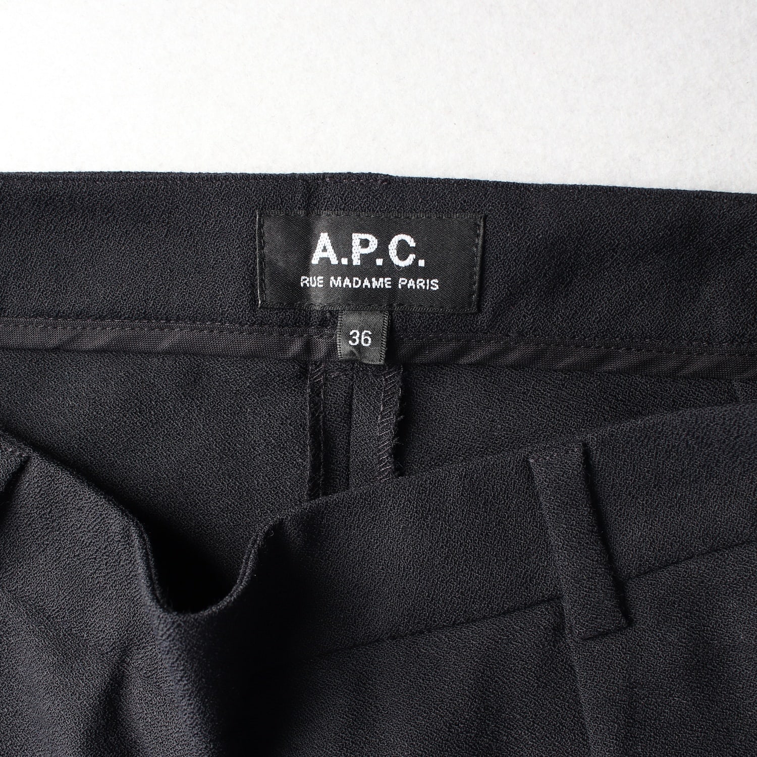 아페쎄 APC 버진 울 테이퍼드 슬랙스 팬츠 이미지 3