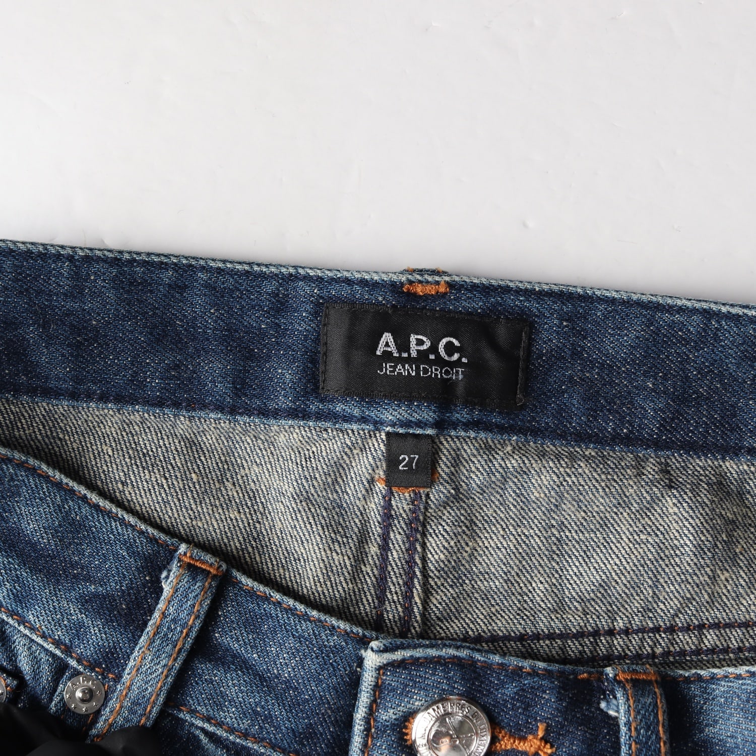 아페쎄 APC JEAN DROIT 슬림 스트레이트 데님 팬츠 이미지 3