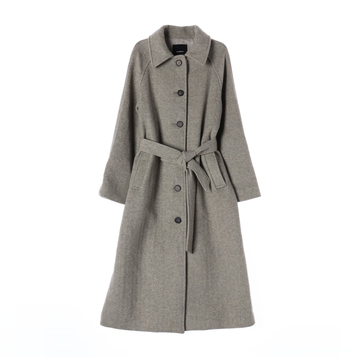 룩캐스트 22FW 벨트 울 롱 코트 상세 이미지 1
