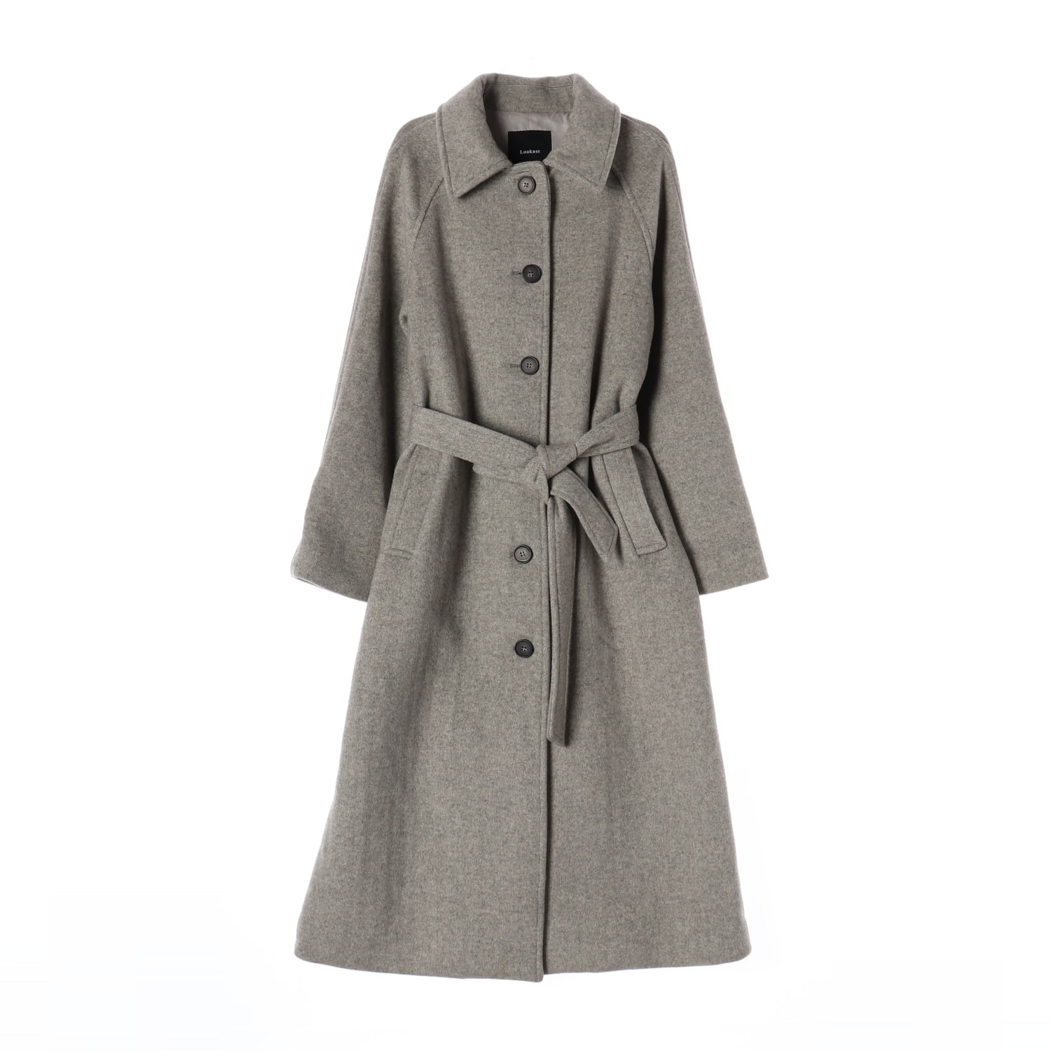 룩캐스트 22FW 벨트 울 롱 코트 이미지 1