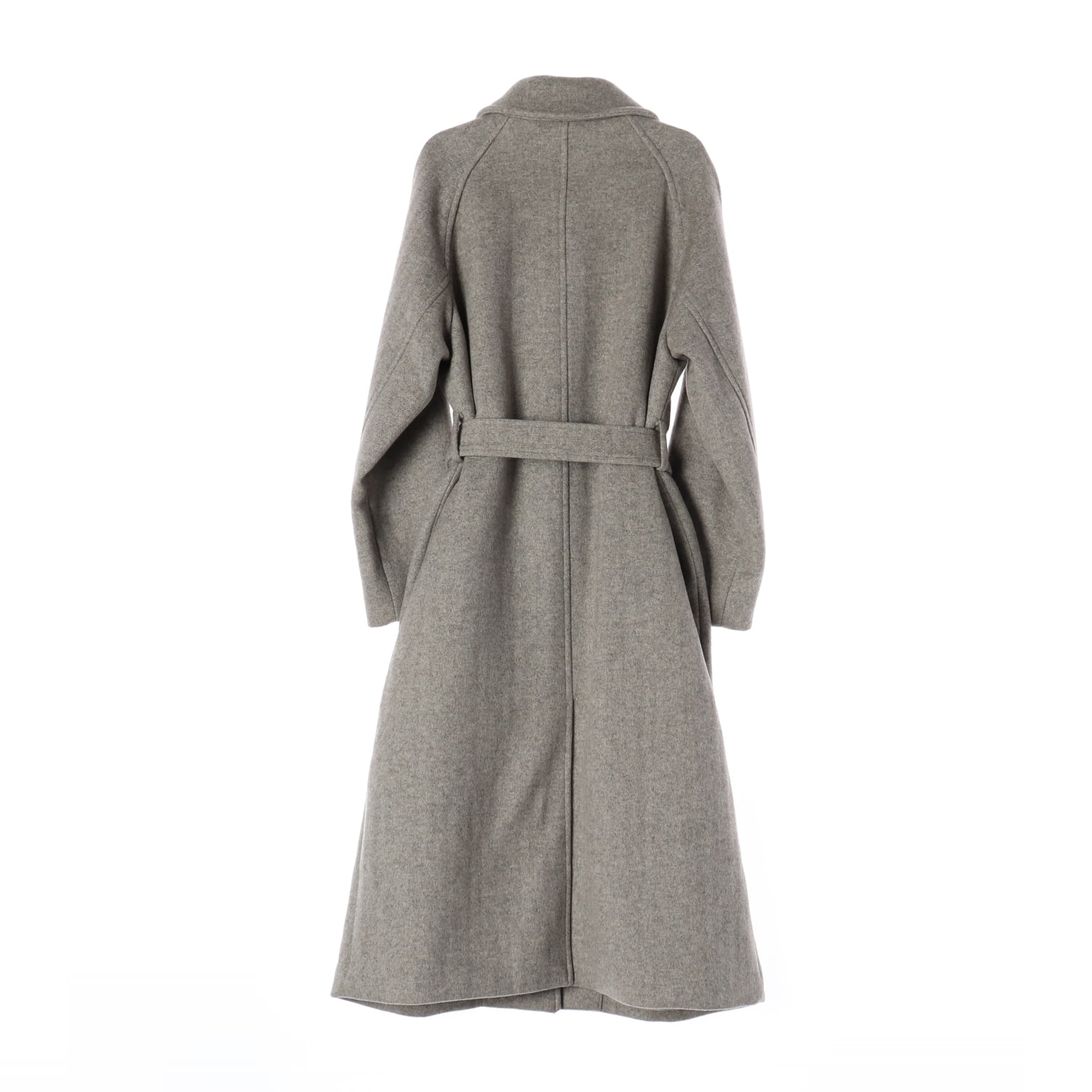 룩캐스트 22FW 벨트 울 롱 코트 이미지 2