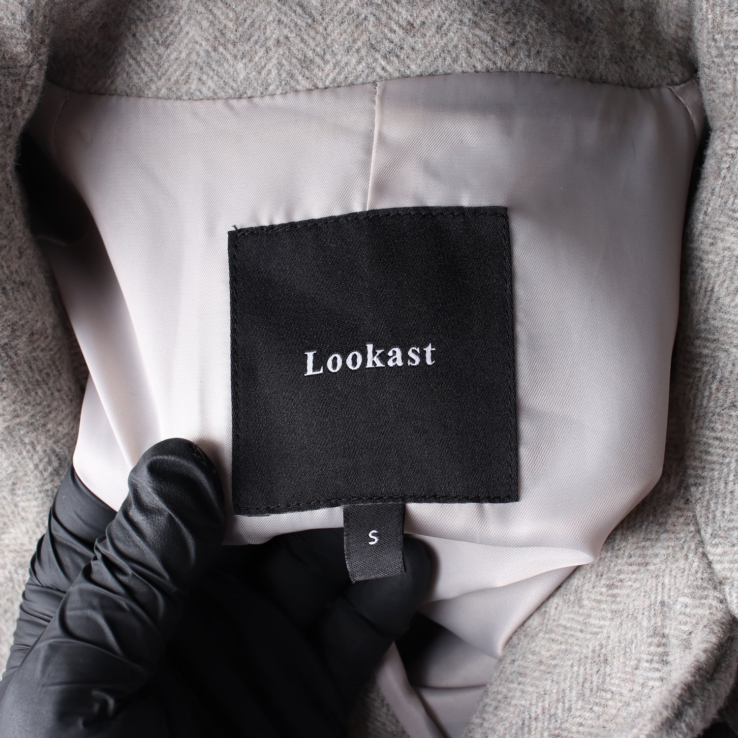 룩캐스트 22FW 벨트 울 롱 코트 이미지 3