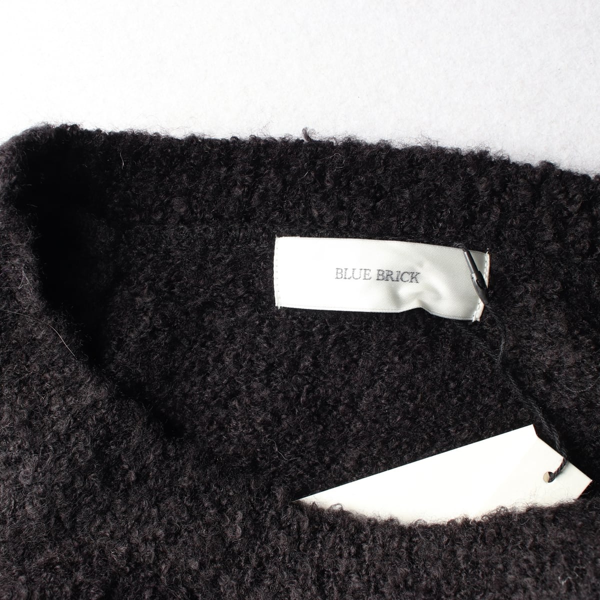 (새상품) 블루브릭 22FW winter 038 울 니트 스웨터 블랙 상세 이미지 3