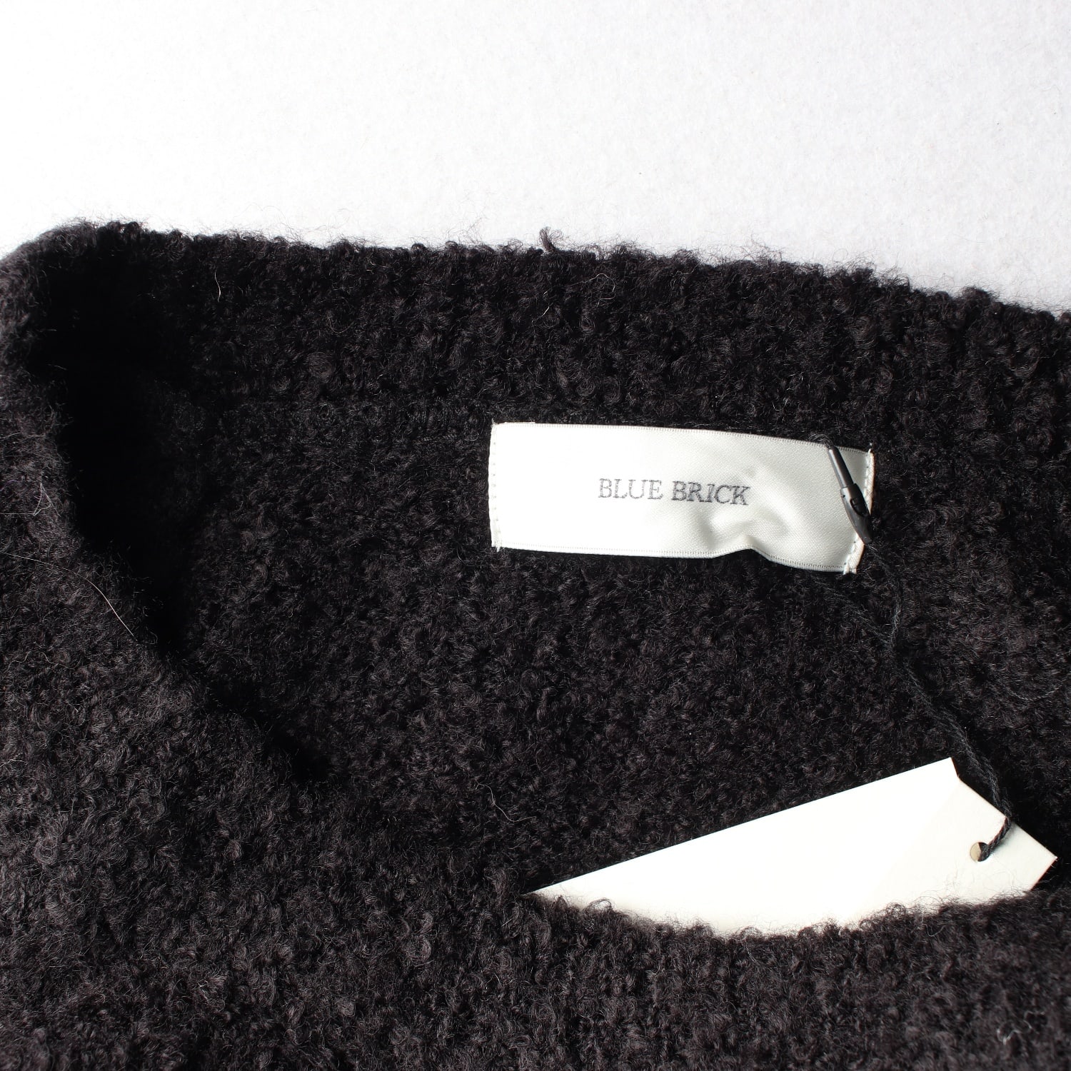 (새상품) 블루브릭 22FW winter 038 울 니트 스웨터 블랙 이미지 3