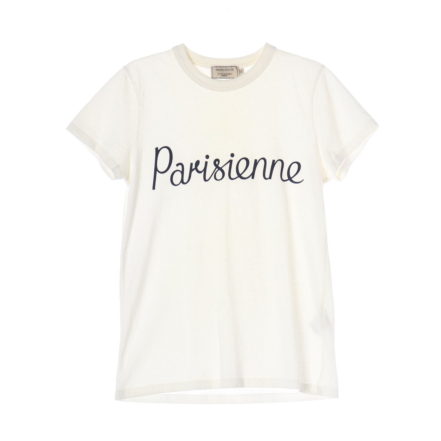 메종키츠네 Parisienne 파리지엥 레터링 반팔 티셔츠 이미지 1