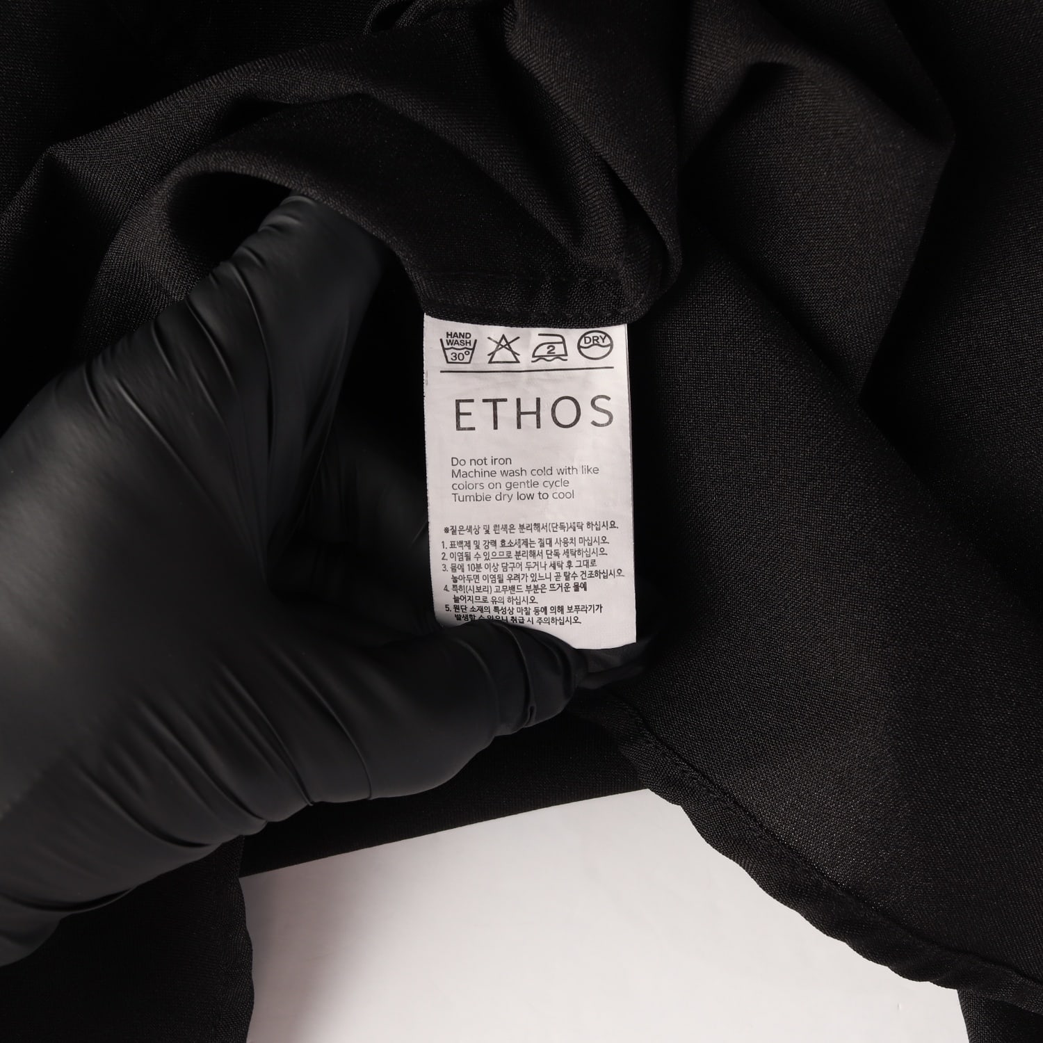 에토스 ETHOS 도트 패턴 오버핏 셔츠 이미지 4