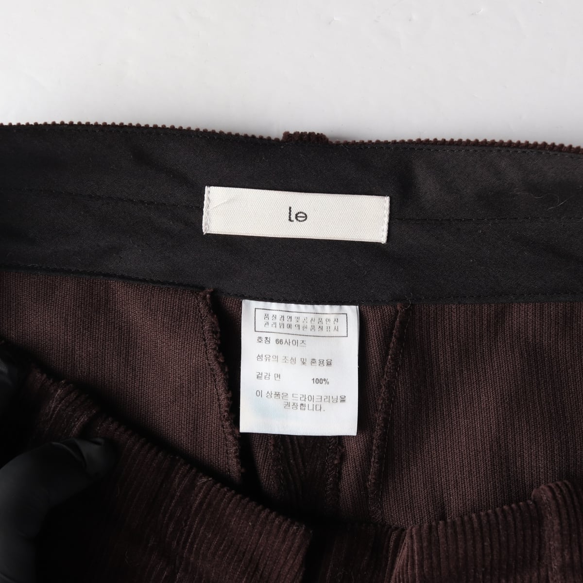 르 Le 21FW 코듀로이 와이드 팬츠 상세 이미지 3