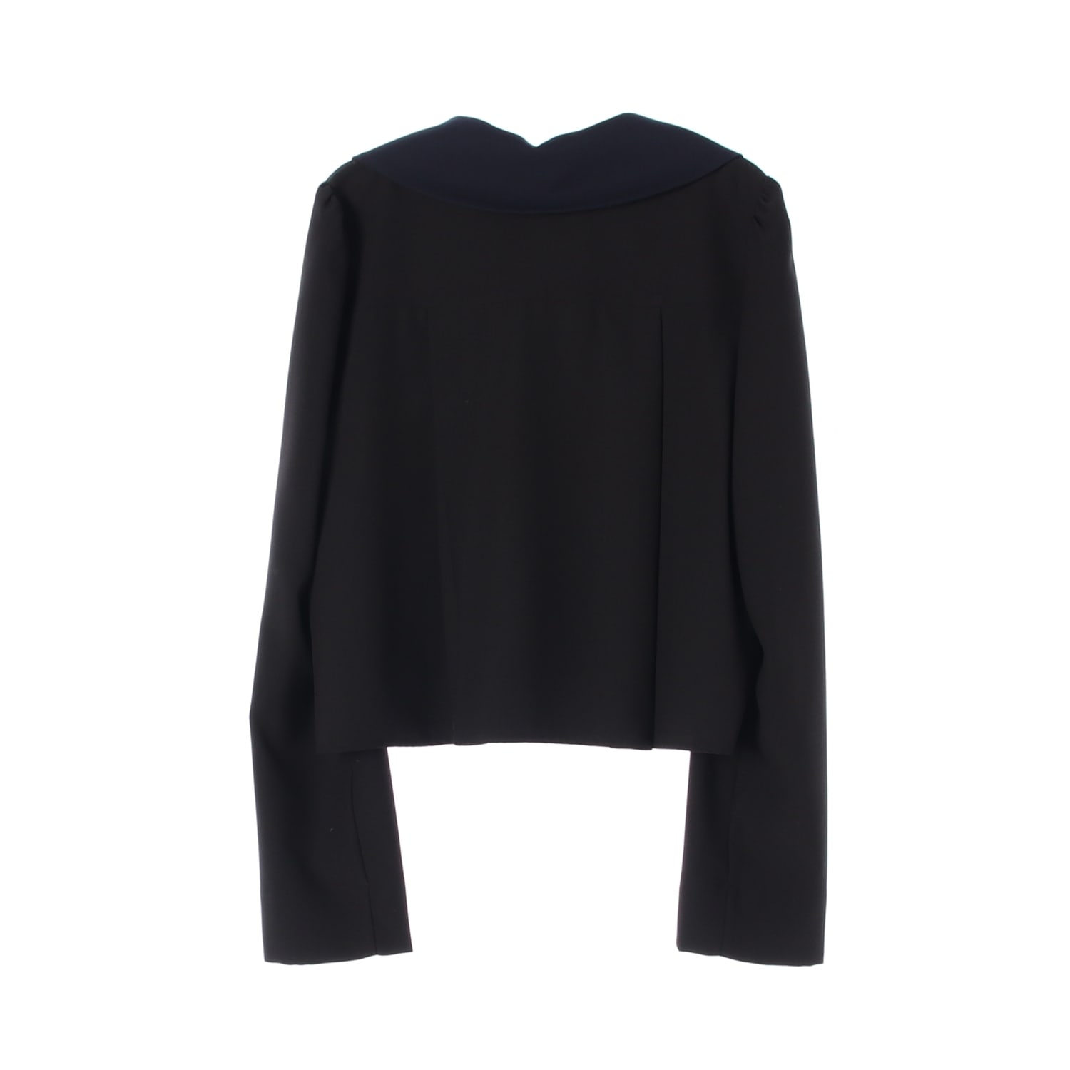 마론에디션 22FW 더블 브레스트 빅 칼라 크롭 재킷 이미지 2