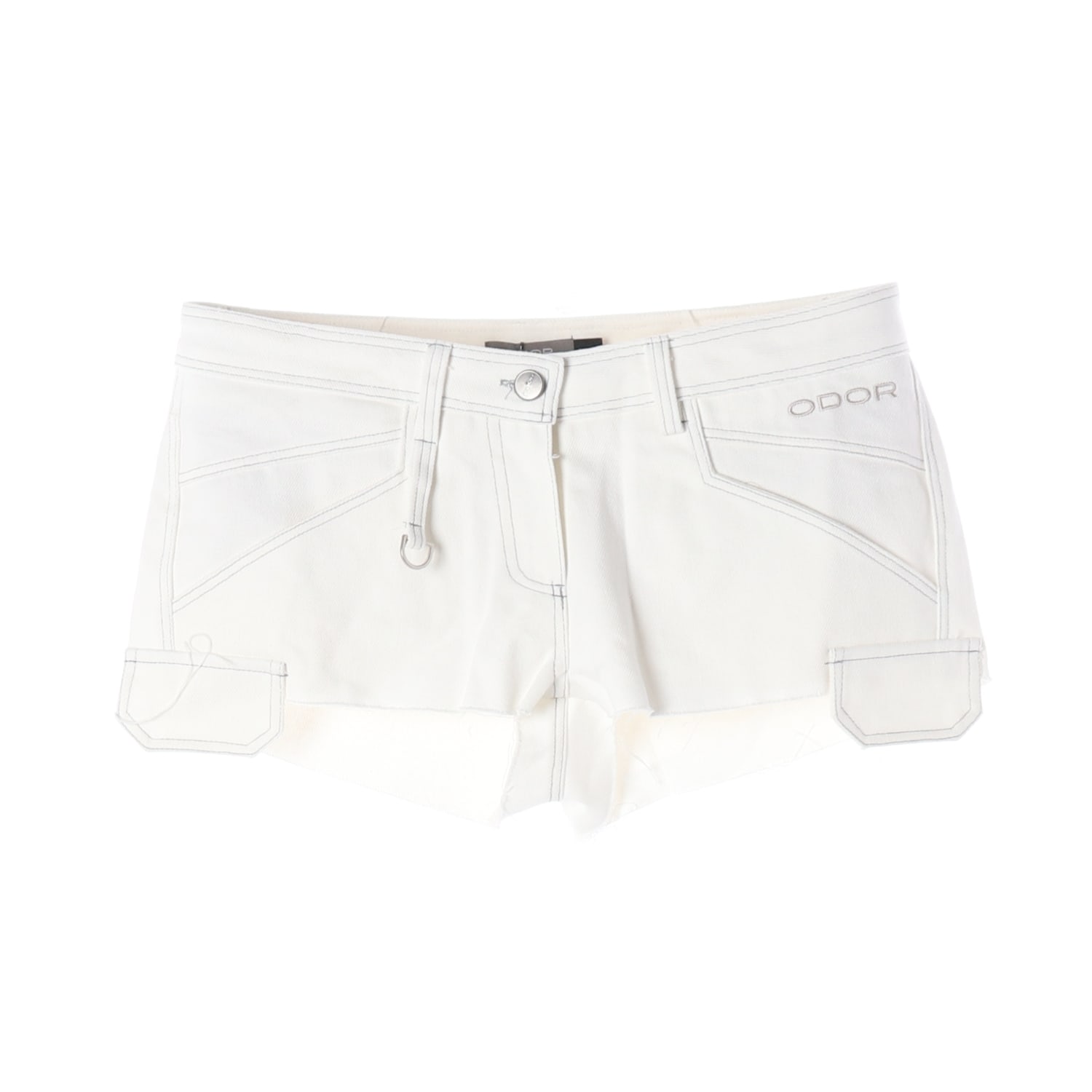 (새상품) 오도어 24SS CASTON RAW SHORT 면 숏팬츠 이미지 1