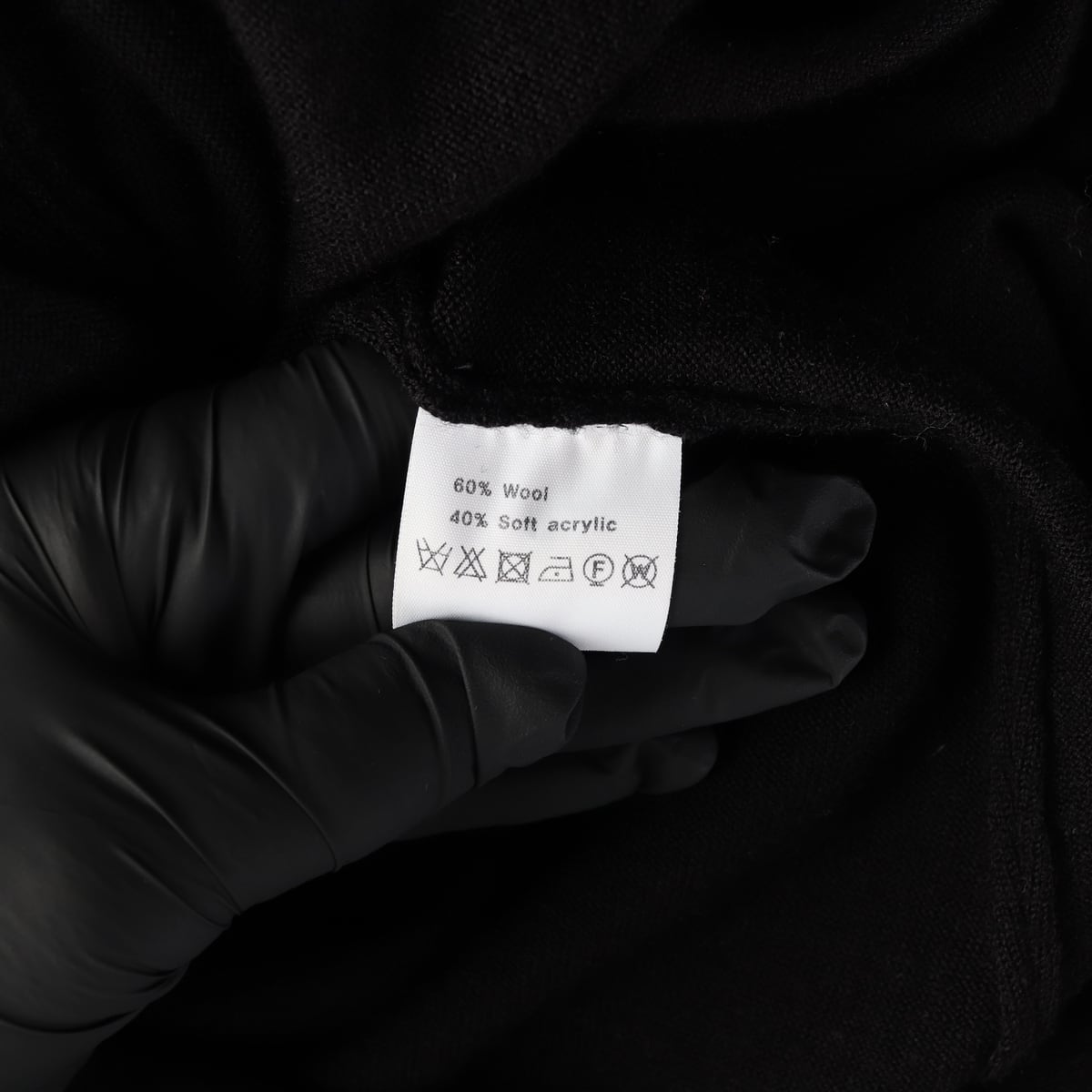 유메르 울 혼방 허리 스트랩 반팔 롱 원피스 상세 이미지 4