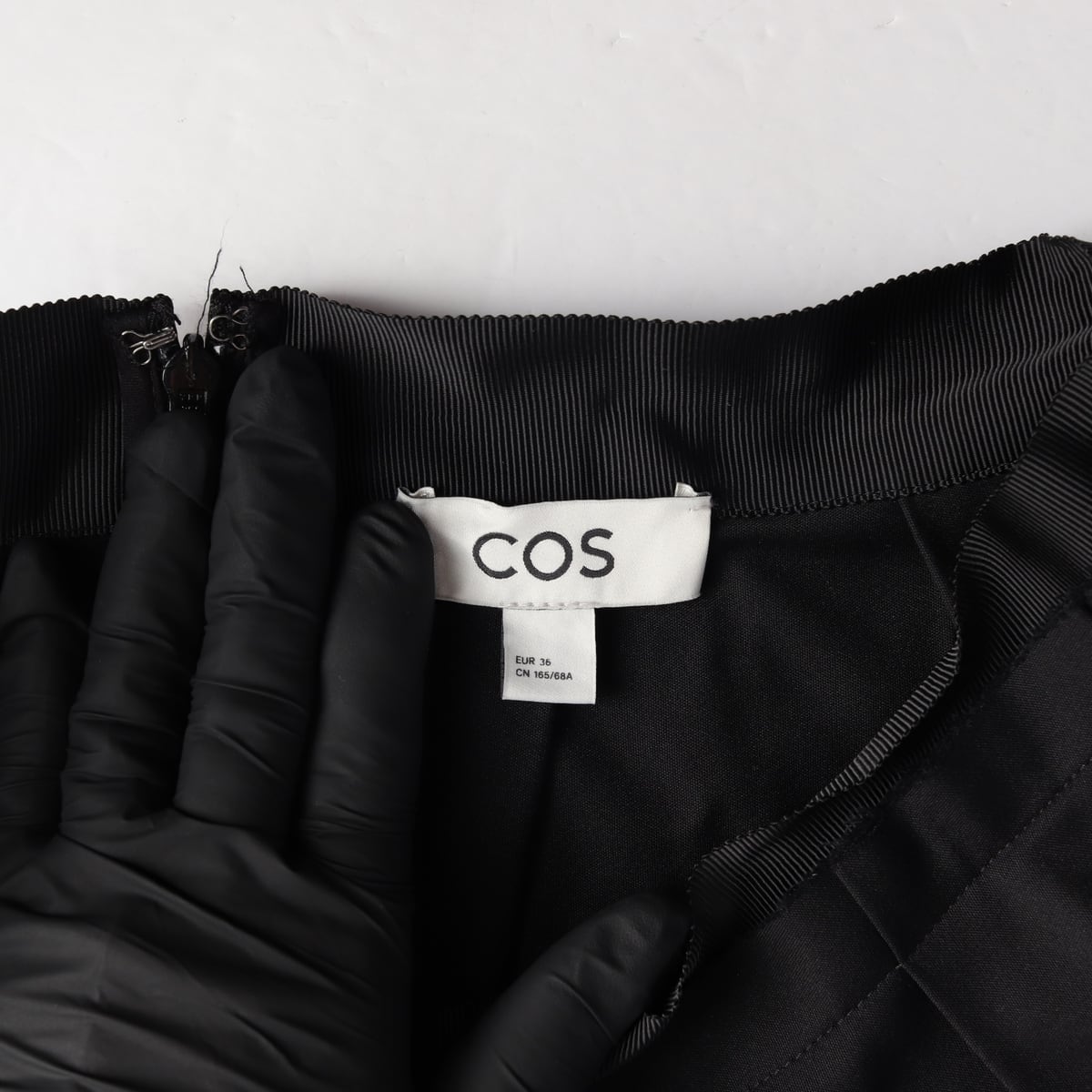코스 COS 플리츠 플레어 코튼 숏 스커트 상세 이미지 3