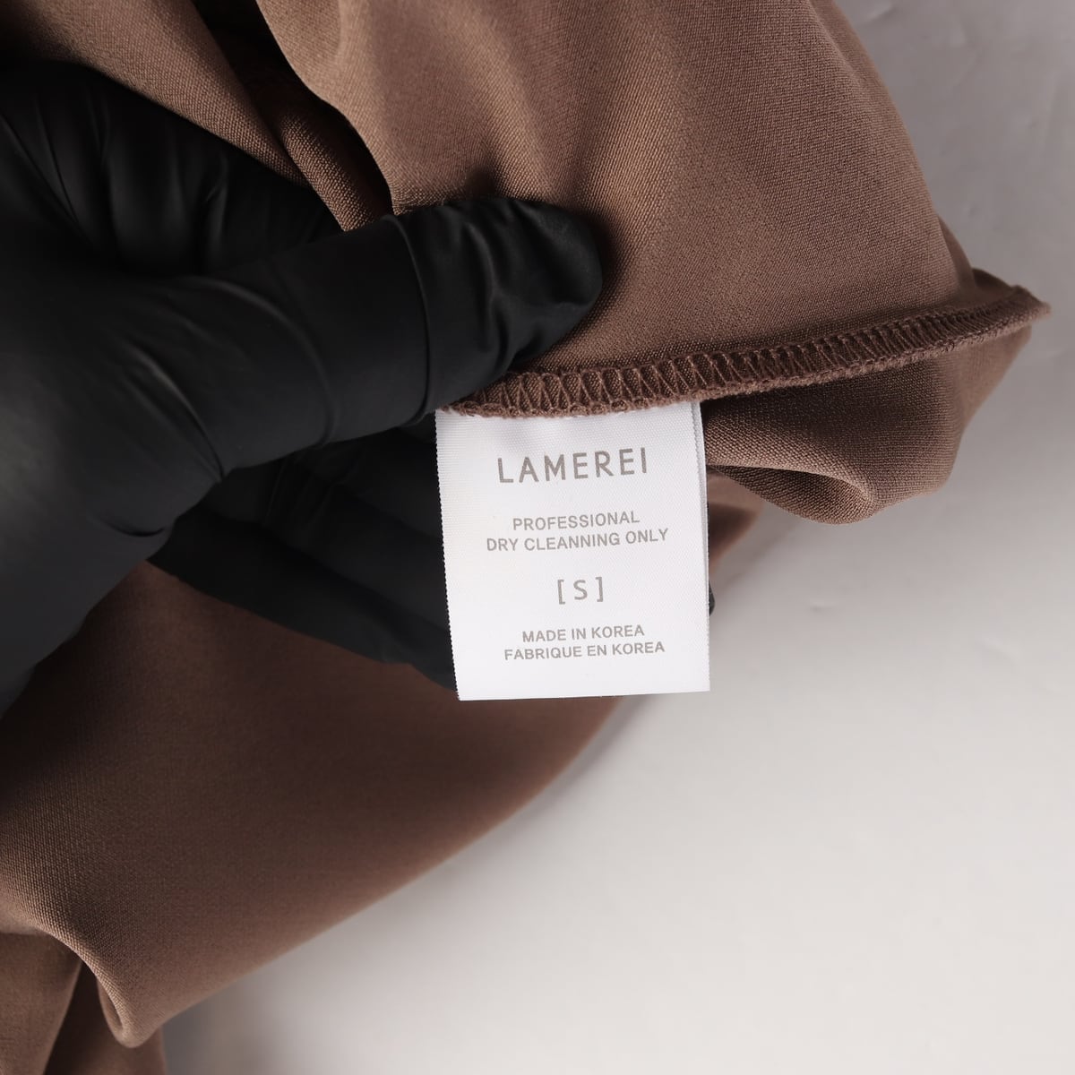 라메레이 LAMEREI 미니멀 포켓 롱 원피스 상세 이미지 4