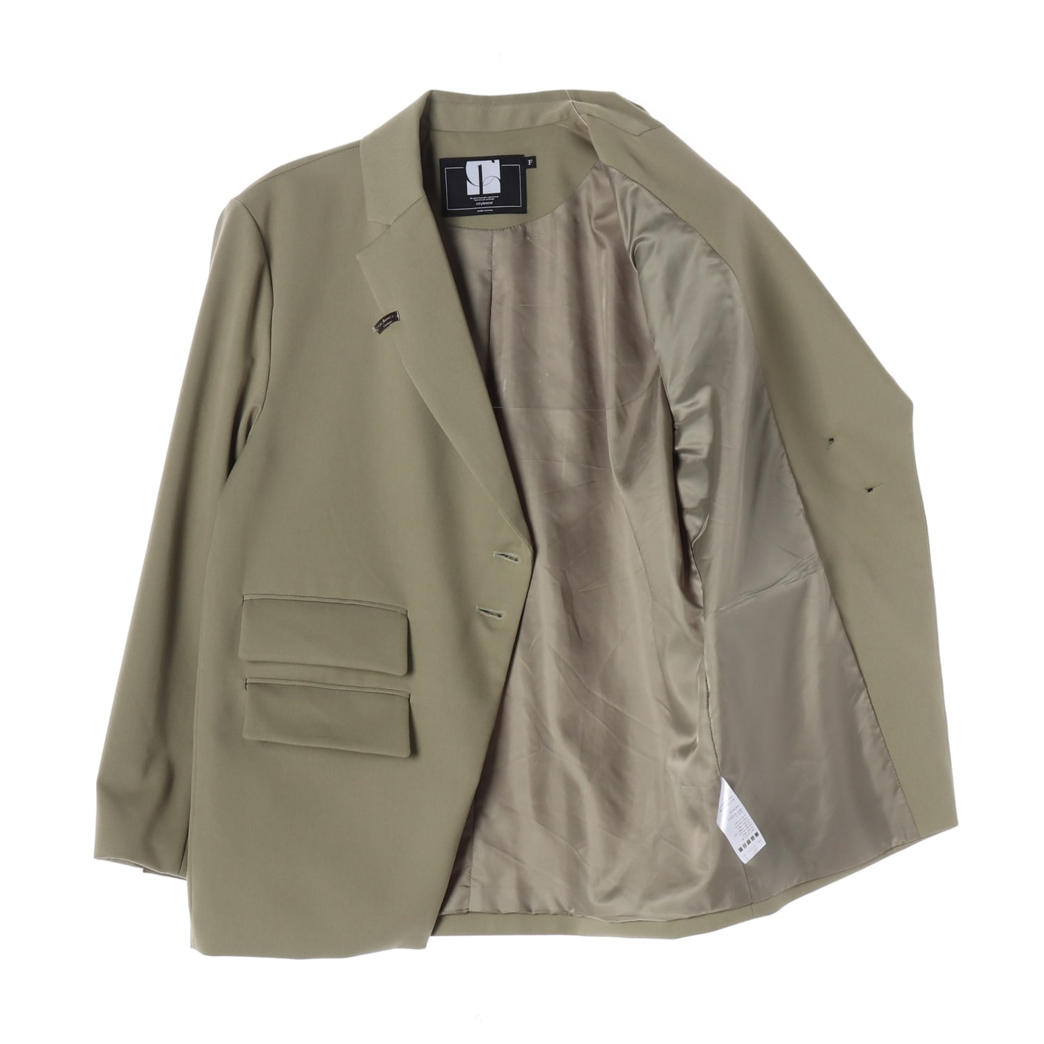 시티브리즈 21FW 싱글 버튼 블레이저 재킷 이미지 2