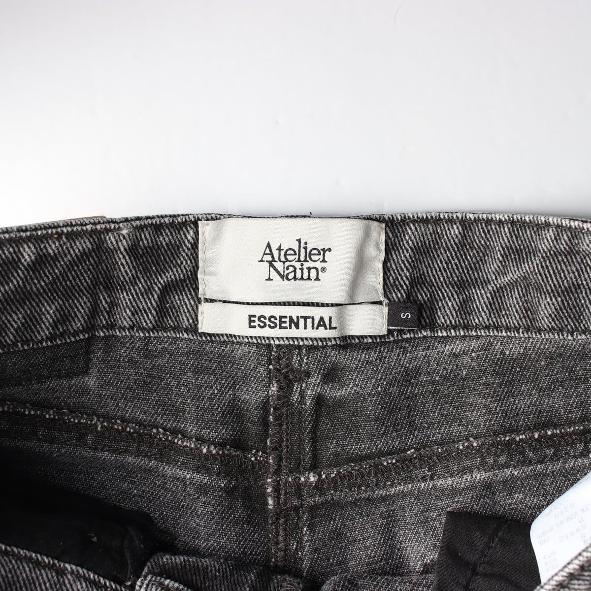 아틀리에 나인 25SS ESSENTIAL 워싱 와이드핏 데님팬츠 상세 이미지 3