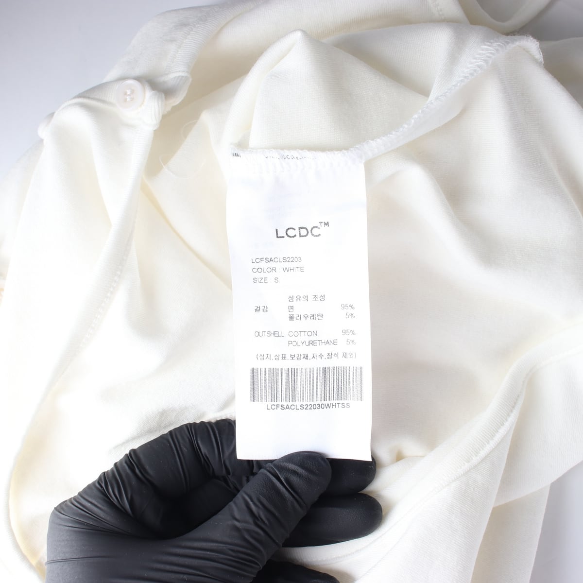 (새상품) 엘씨디씨 티엠 LCDC 26SS 2WAY 투웨이 버튼업 탑 상세 이미지 4