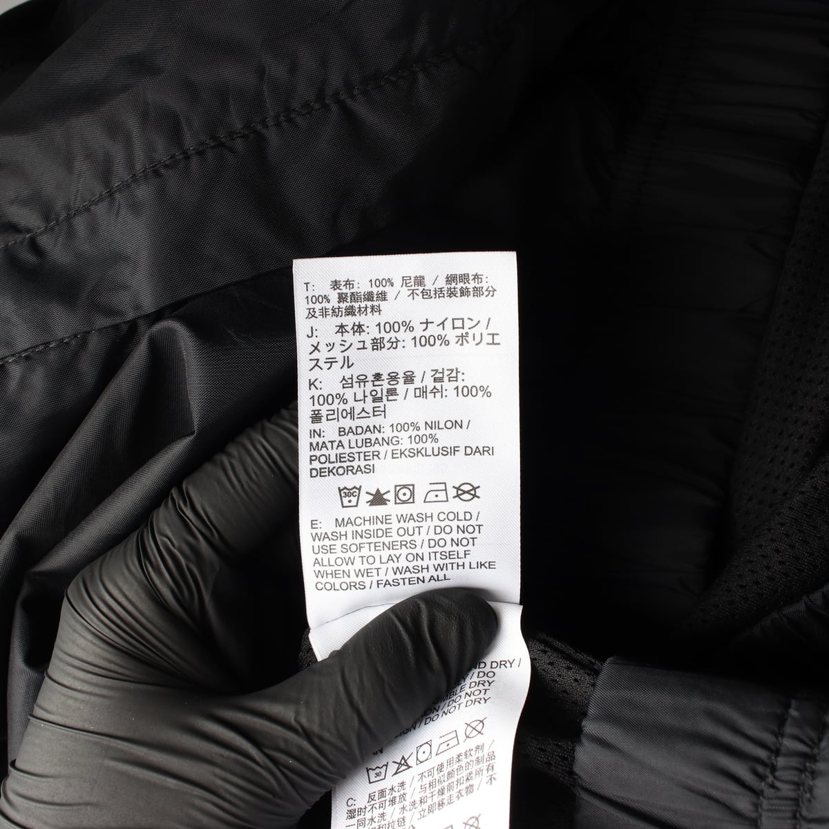 나이키 23SS NSW 윈드러너 언라인드 우븐 아노락 자켓 블랙 상세 이미지 4