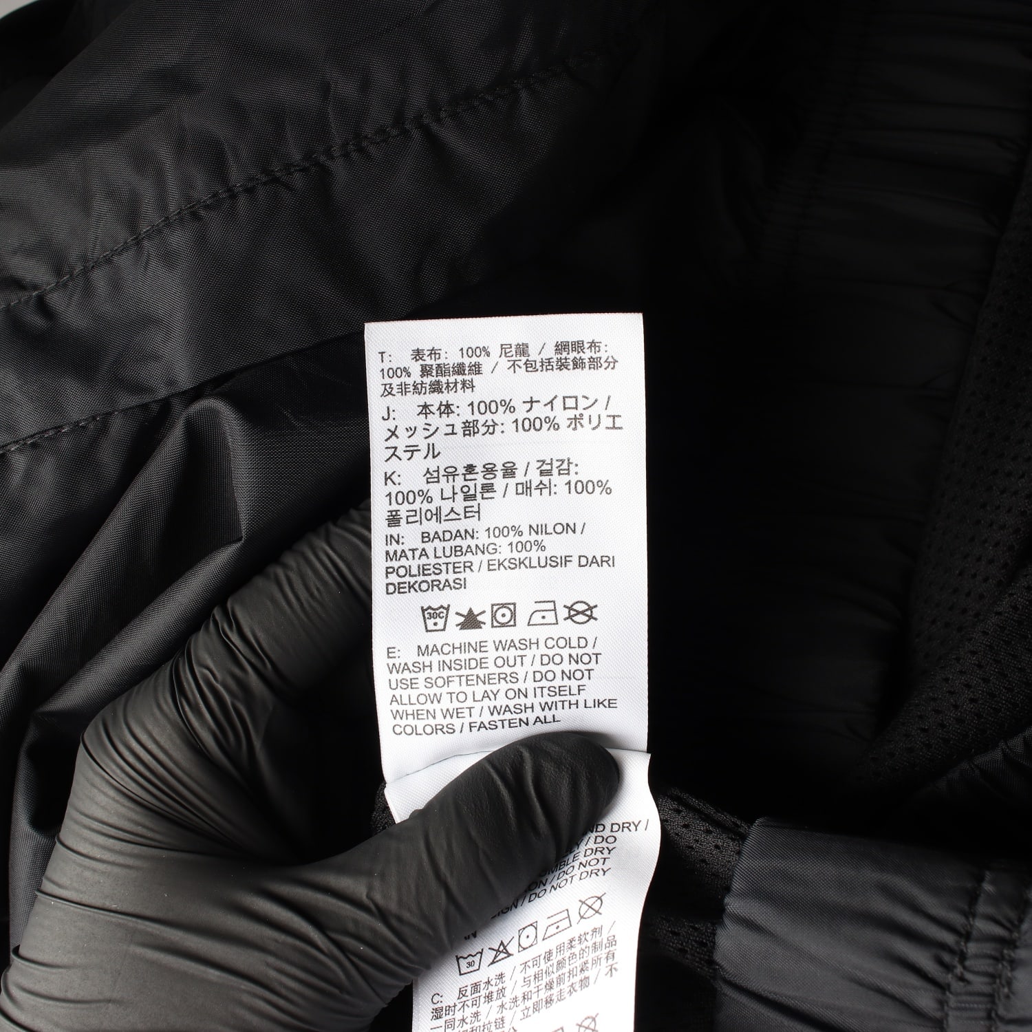 나이키 23SS NSW 윈드러너 언라인드 우븐 아노락 자켓 블랙 이미지 4