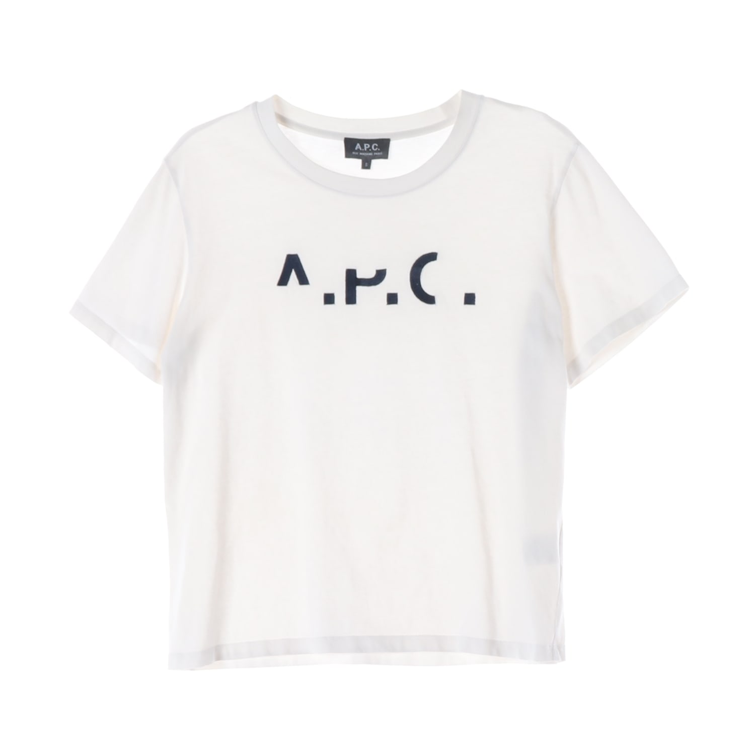 아페쎄 APC 로고 프린트 크루넥 반팔 티셔츠