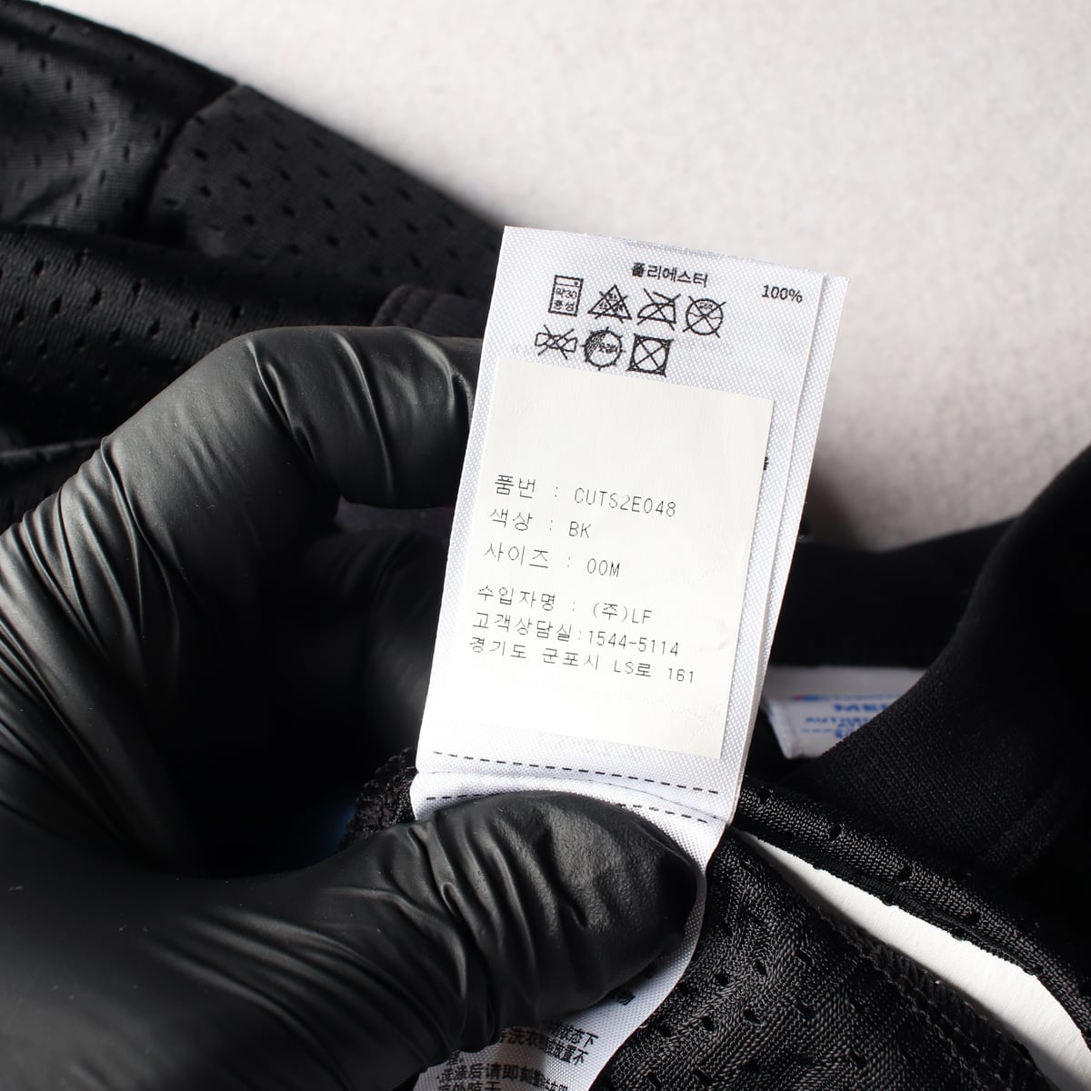 챔피온 오버핏 숫자 프린트 스트라이프 반팔 티셔츠 상세 이미지 5
